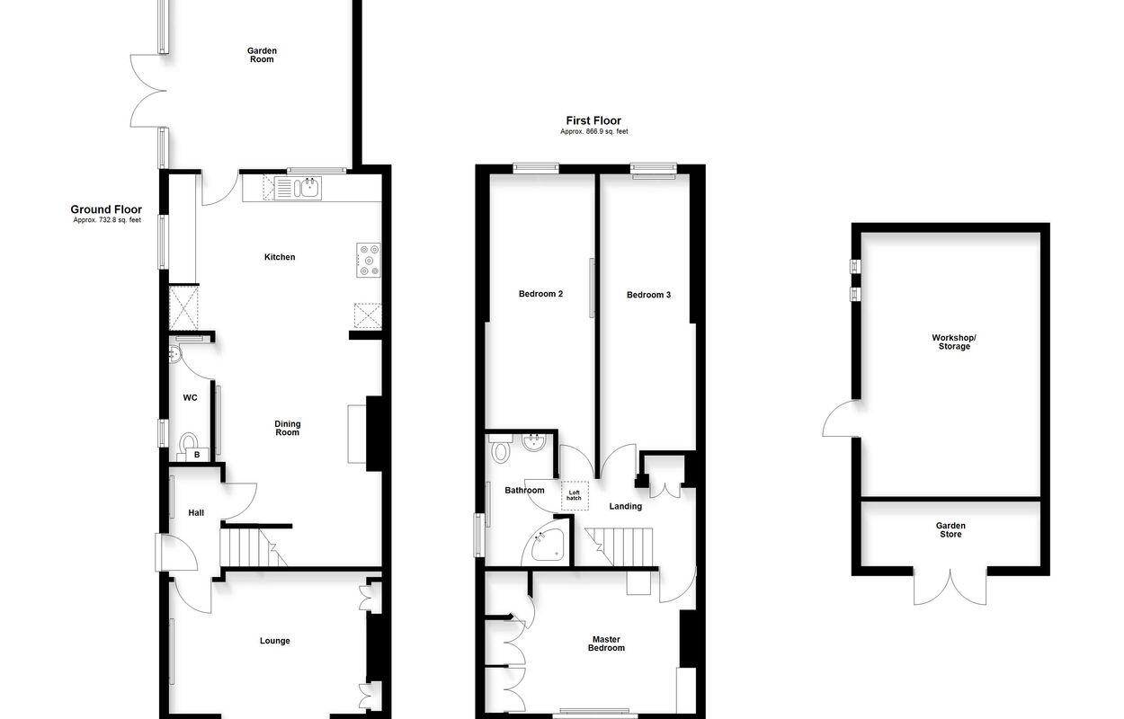 4, Highfields Drive, Loughborough floorplan