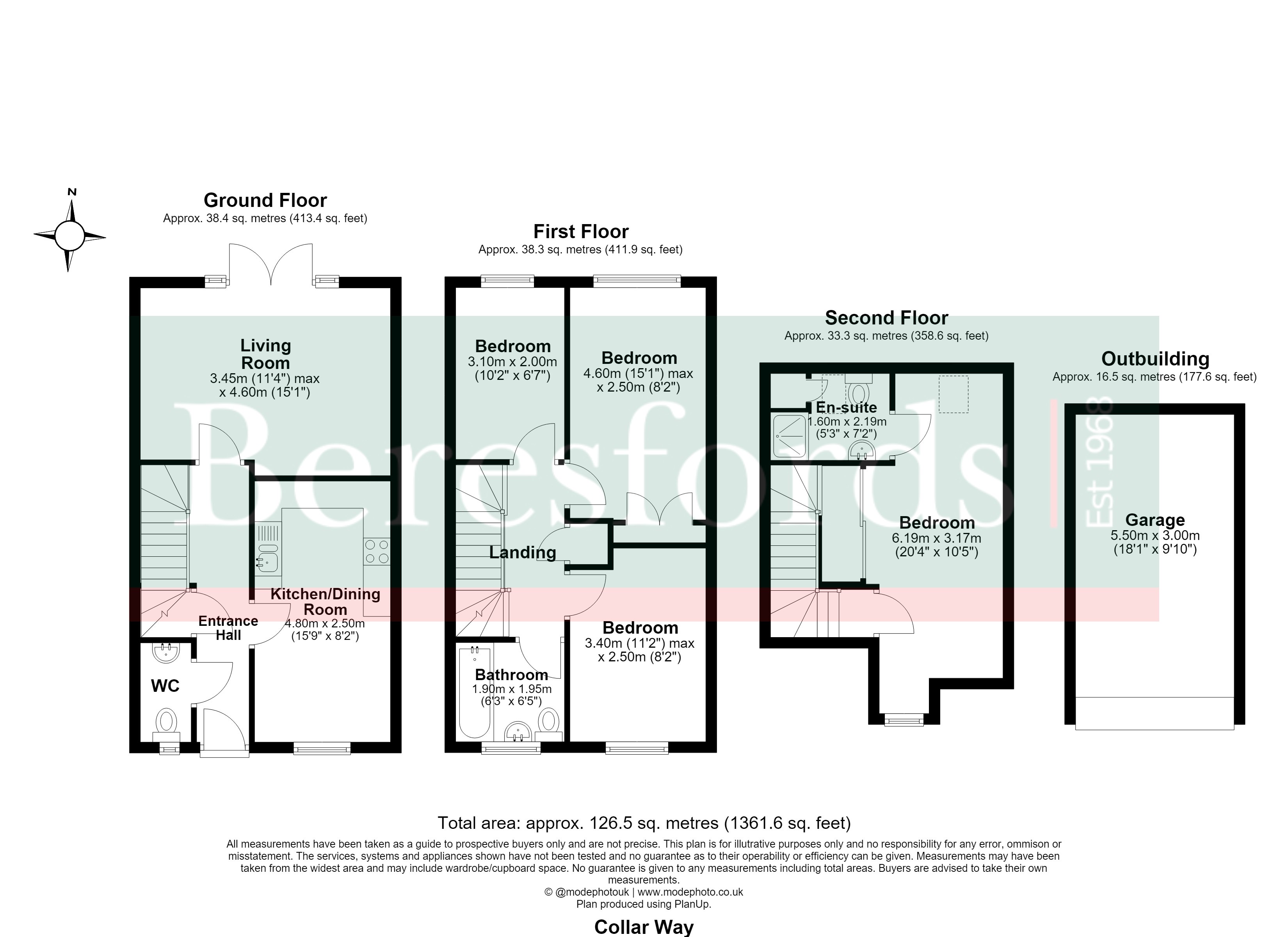 20, Collar Way, Essex floorplan