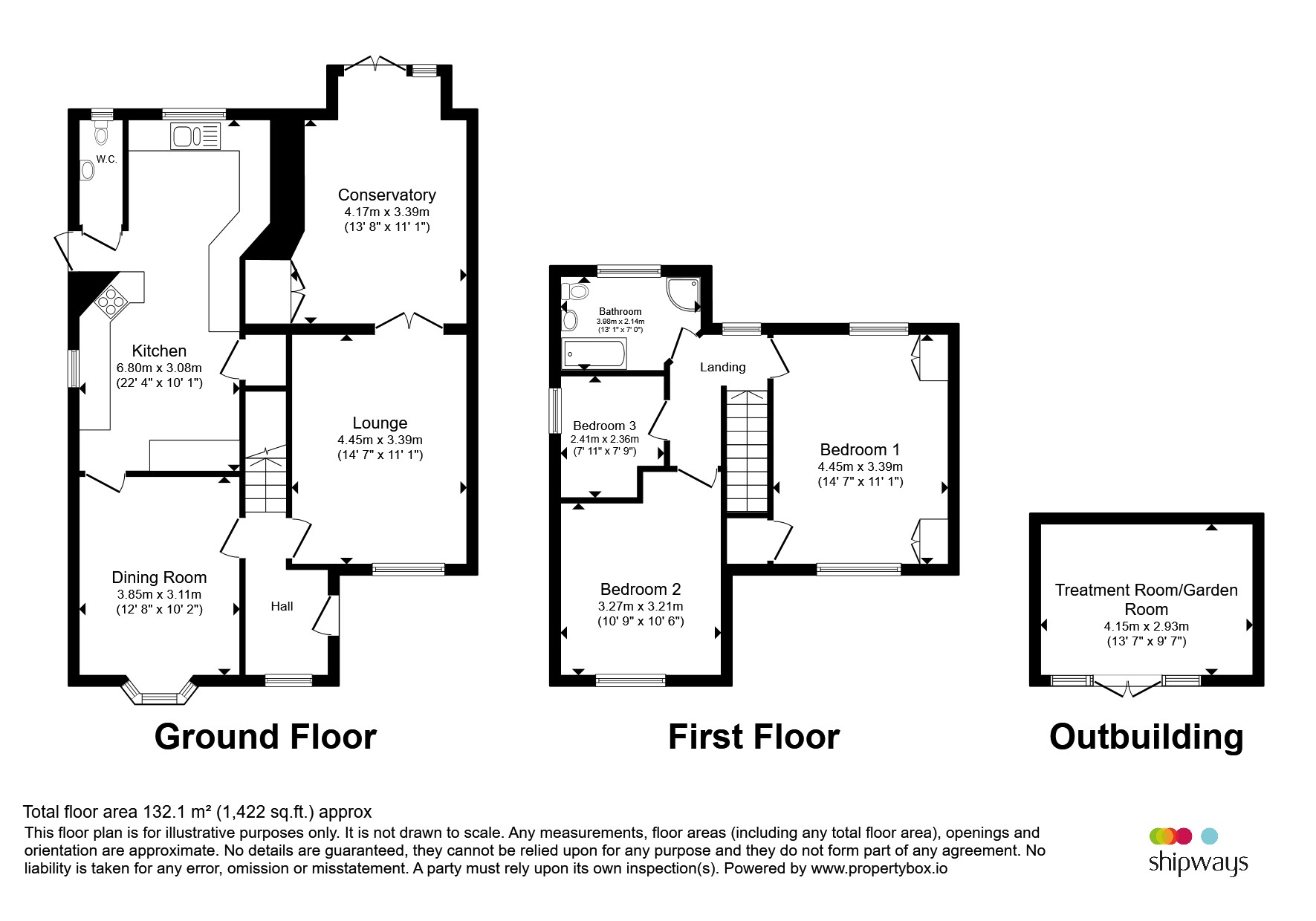 96, Lickhill Road, Stourport-On-Severn floorplan