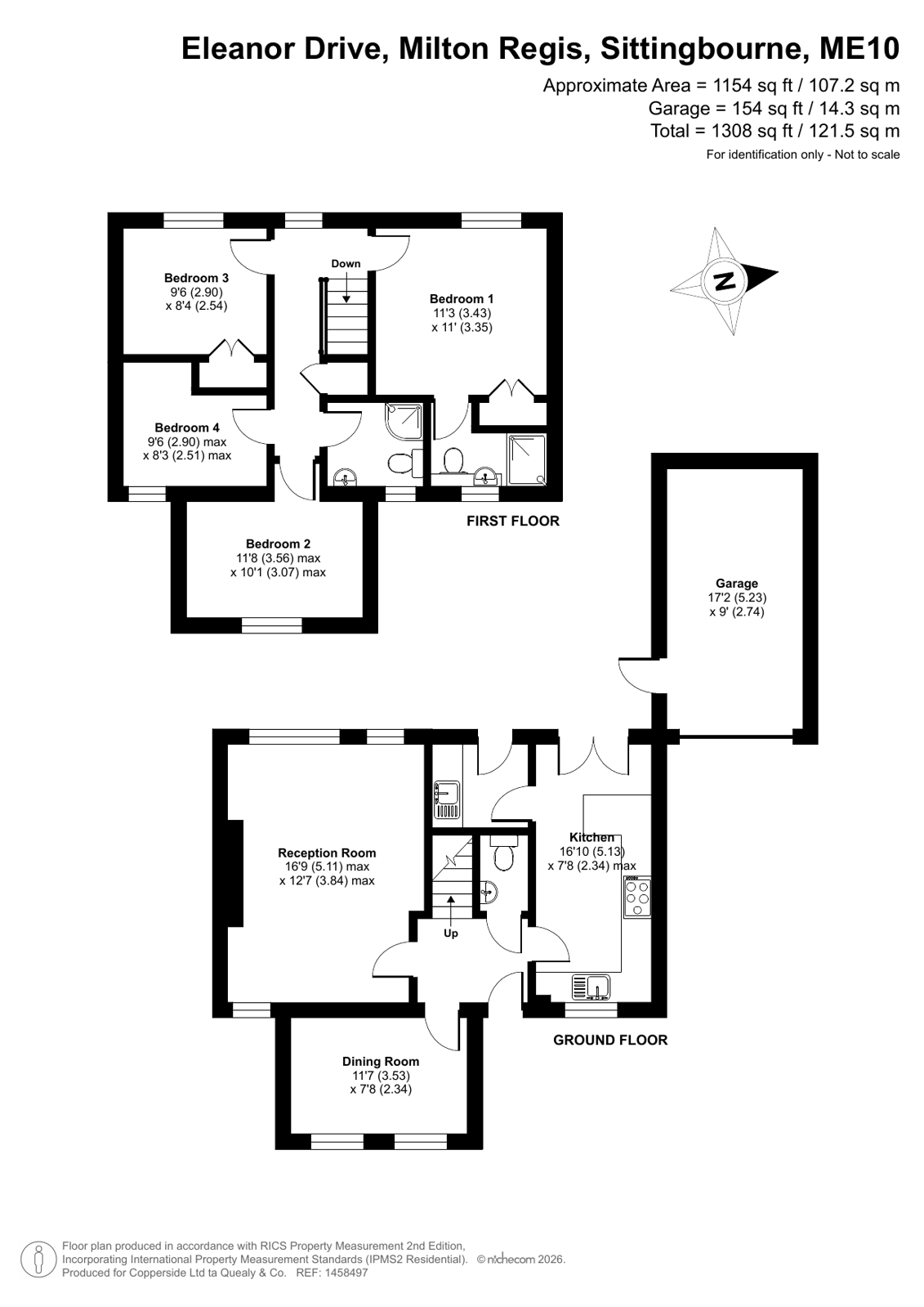 15, Eleanor Drive, Sittingbourne floorplan