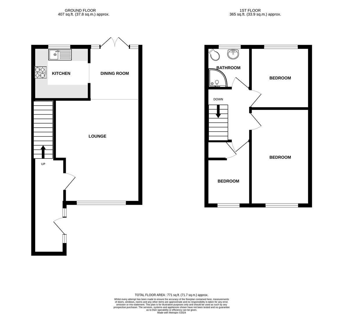Holly Walk, Keynsham, Bristol BS31, 3 bedroom terraced house for sale