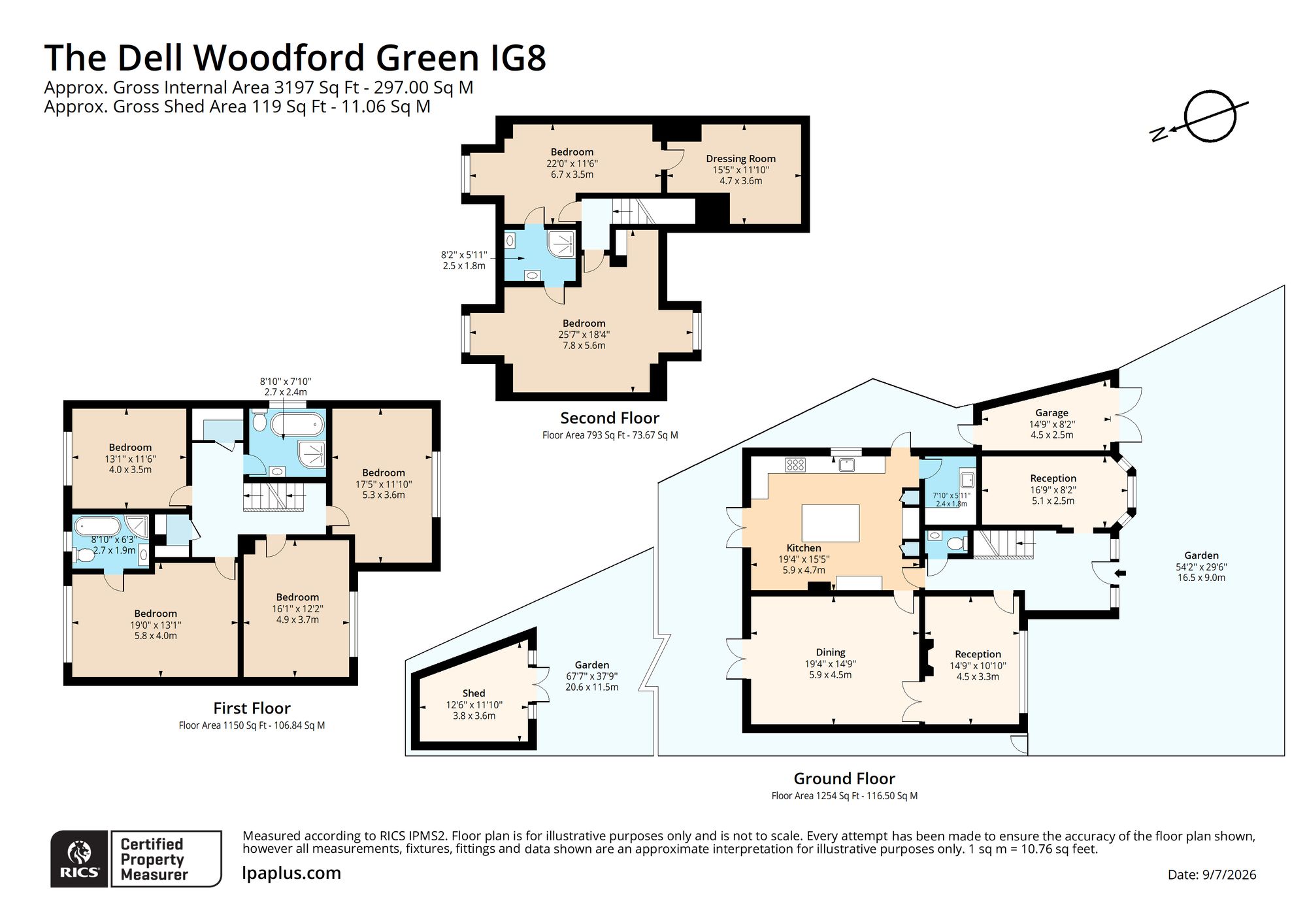 13 The Dell, Woodford Green floorplan