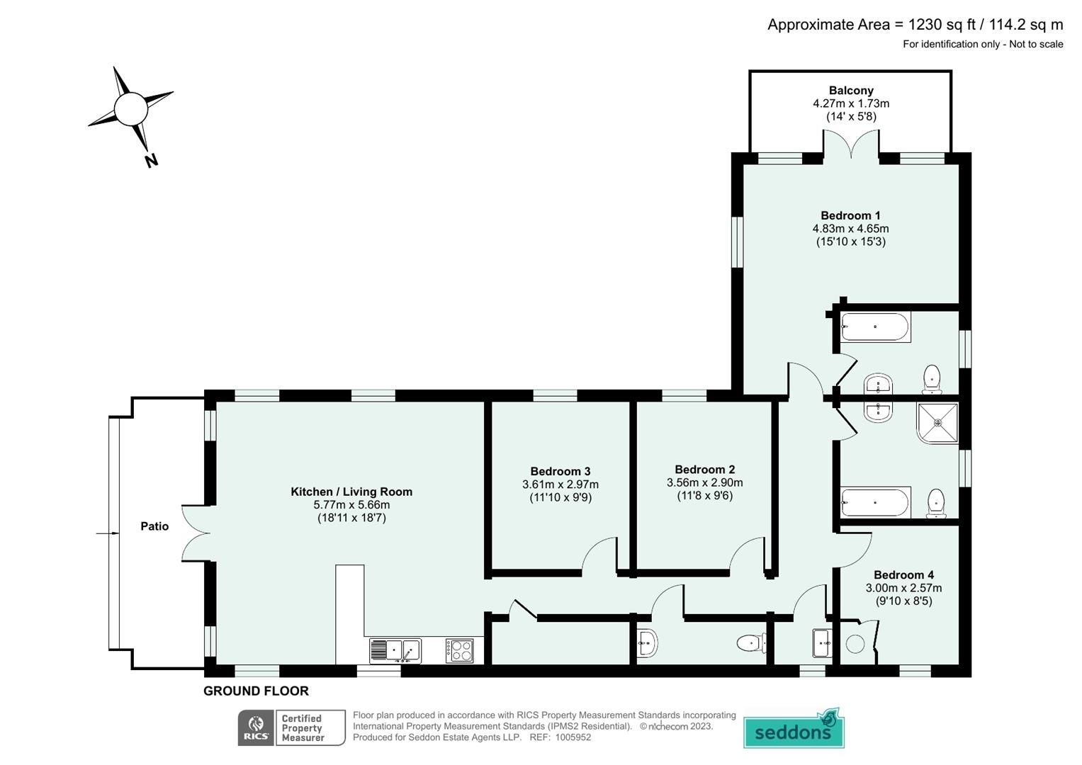 Valley Lodge, Wonham, Tiverton floorplan