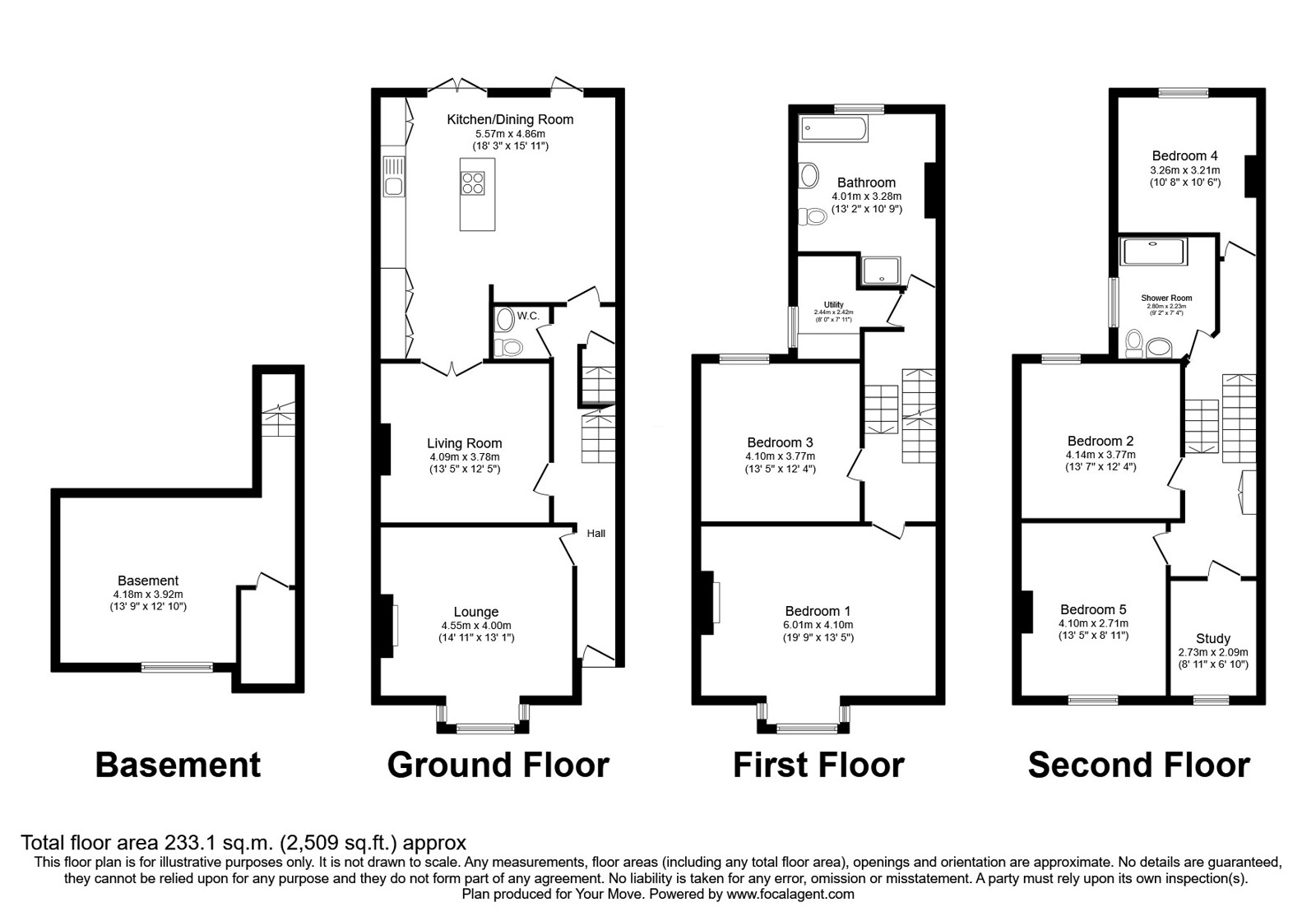 36, Grove Road, Kent floorplan