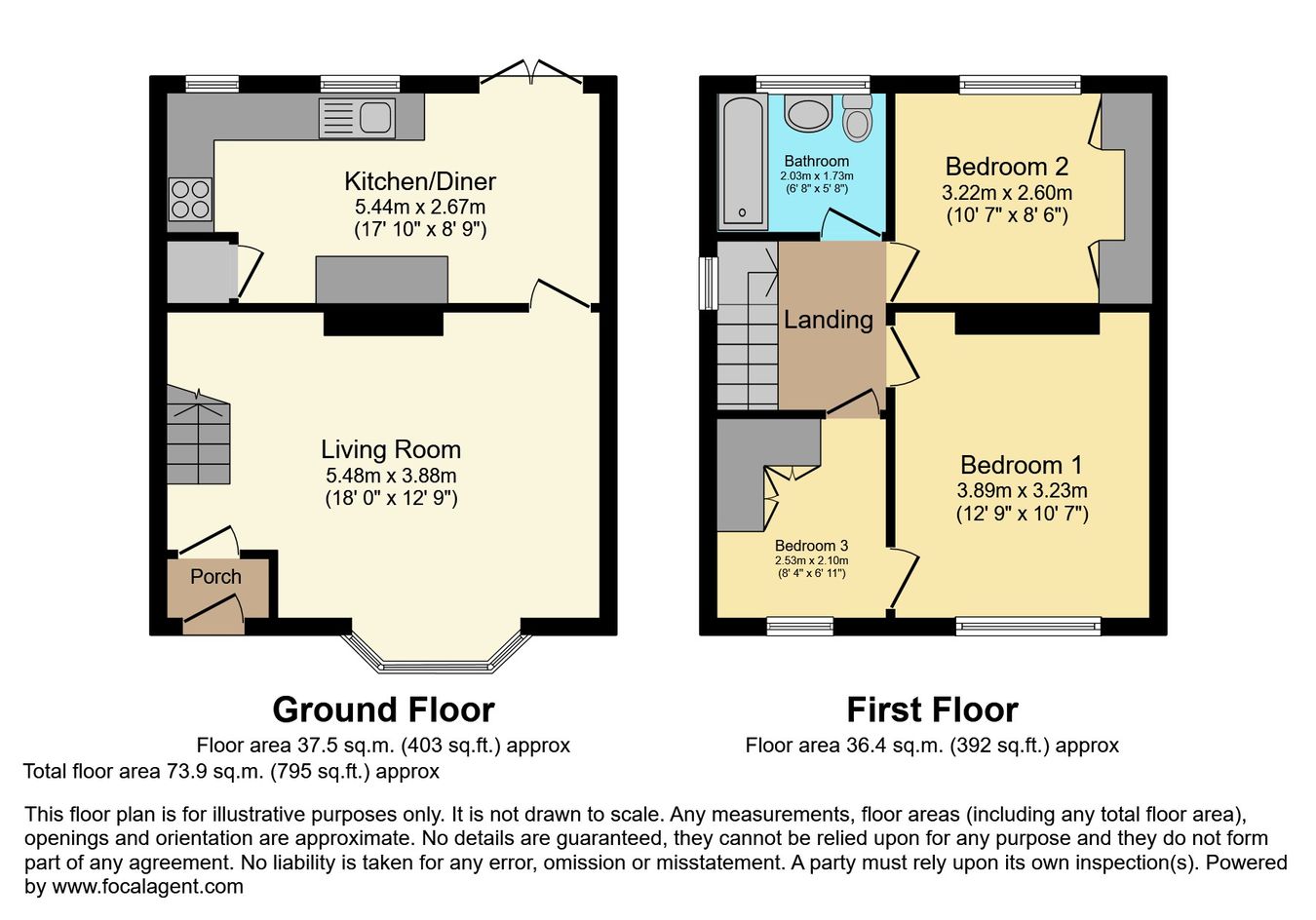 8, Wordsworth Avenue, Manchester floorplan