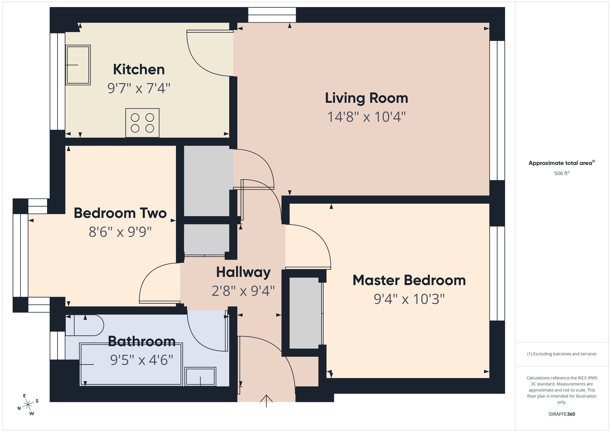 Flat 23, Wheeler Court Armour Hill, Reading floorplan