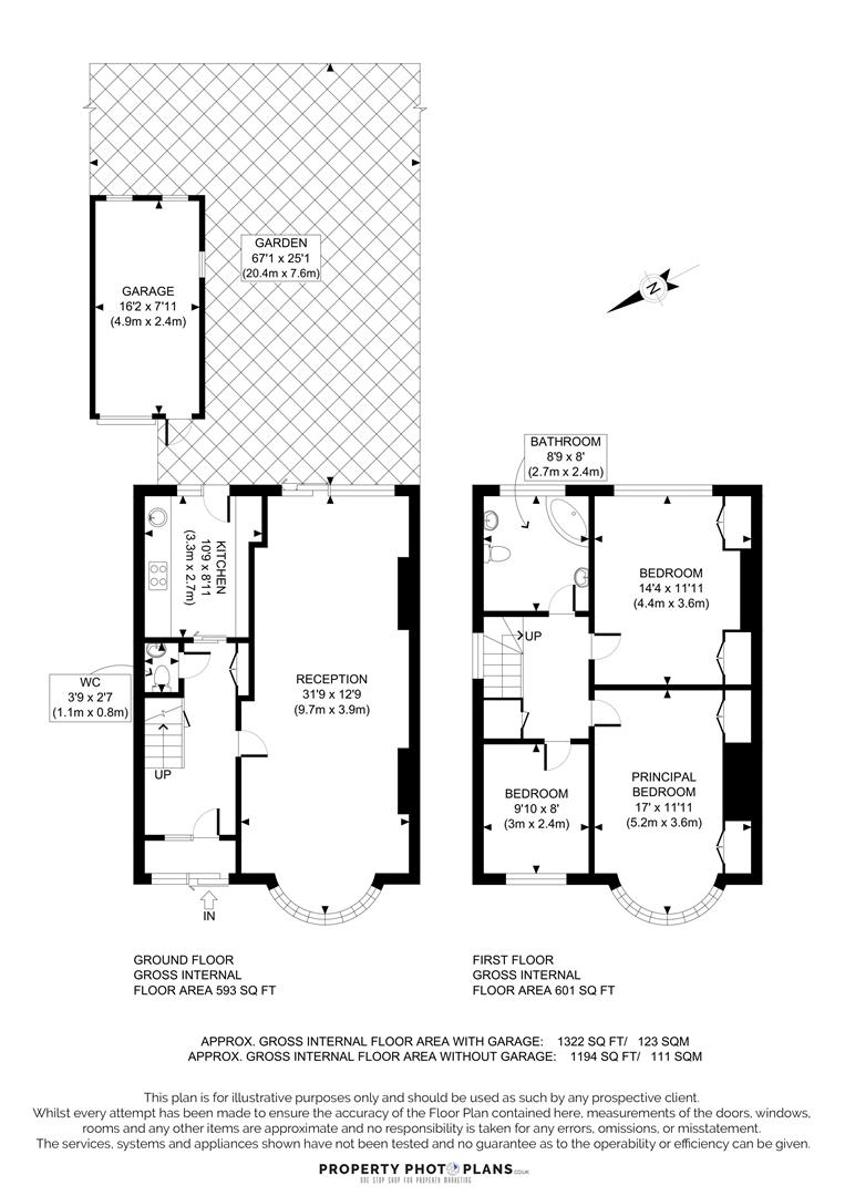 134, St. Dunstans Avenue, London floorplan
