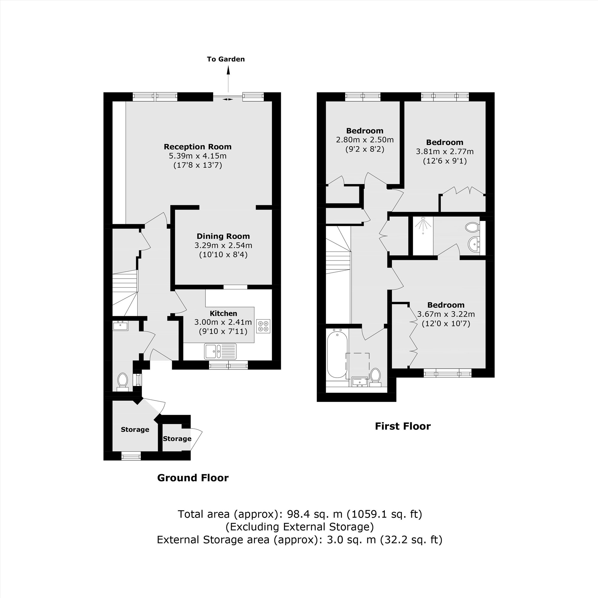 2, Beaumont Place, Isleworth floorplan