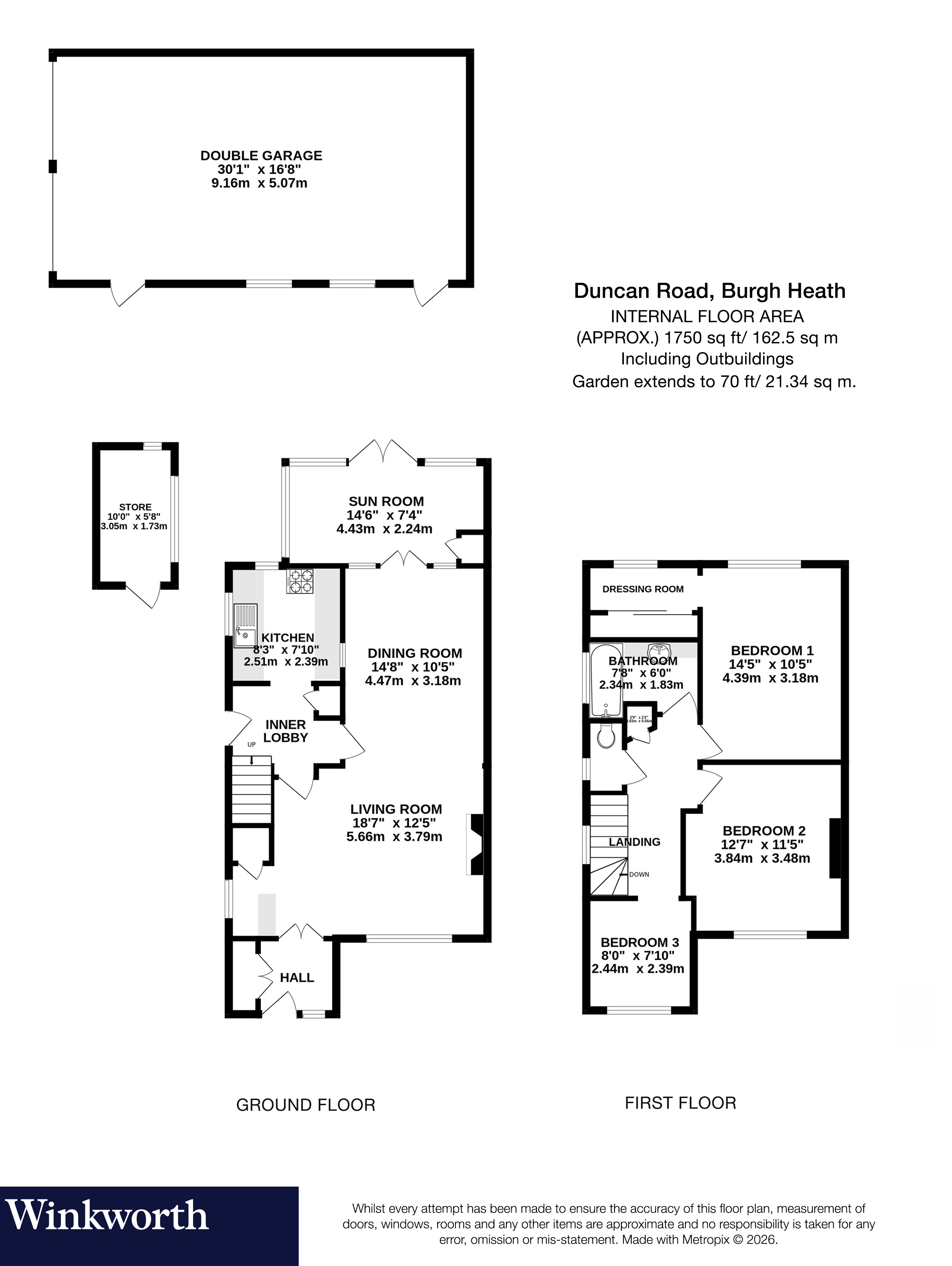 52, Duncan Road, Tadworth floorplan