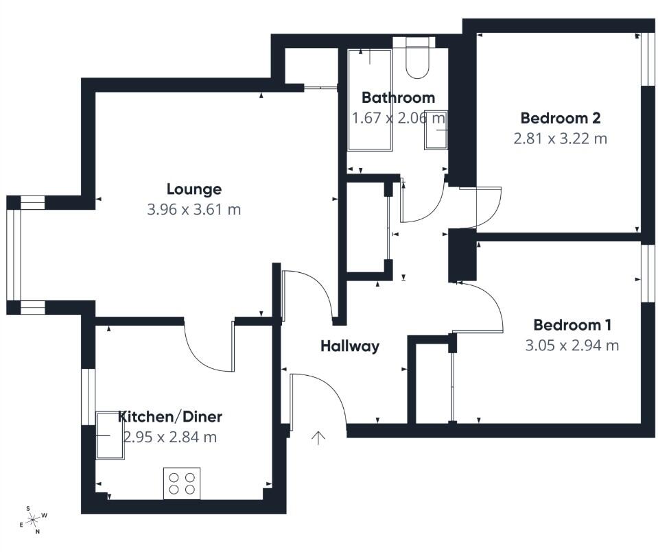 17, Old Distillery, Dingwall floorplan