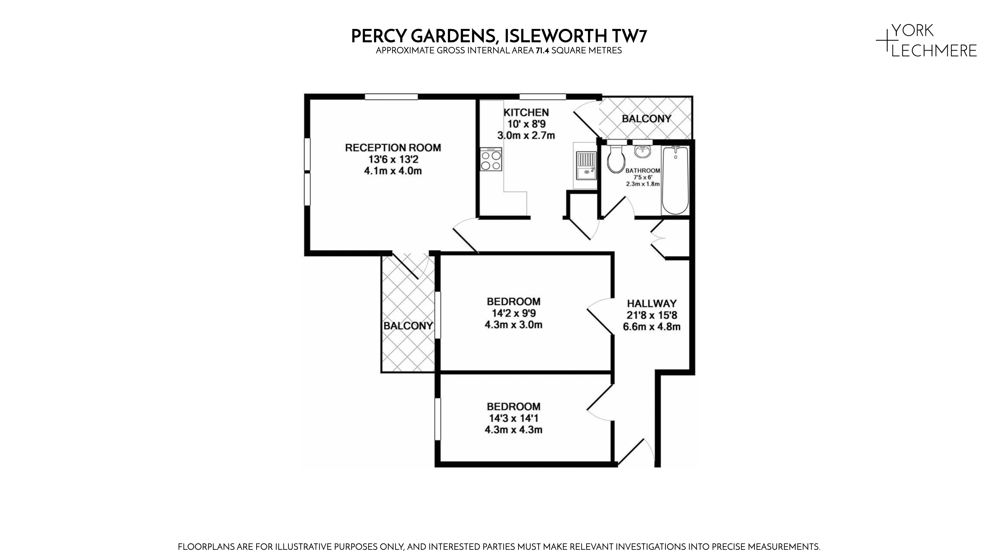 19, Percy Gardens, Old Isleworth floorplan