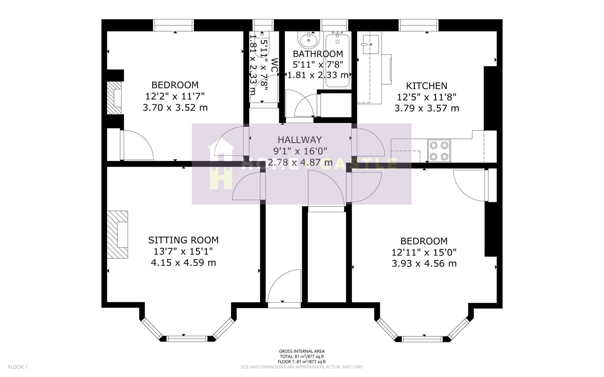 211a Mount Pleasant Road, Hastings floorplan