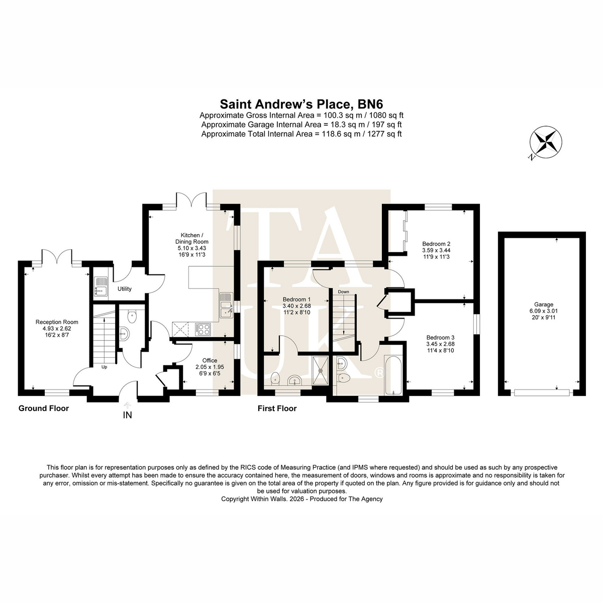 18, St Andrews Place, Hassocks floorplan