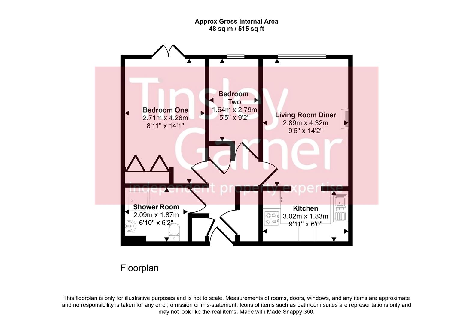 5, The Moorings, Stafford Street, Stone floorplan