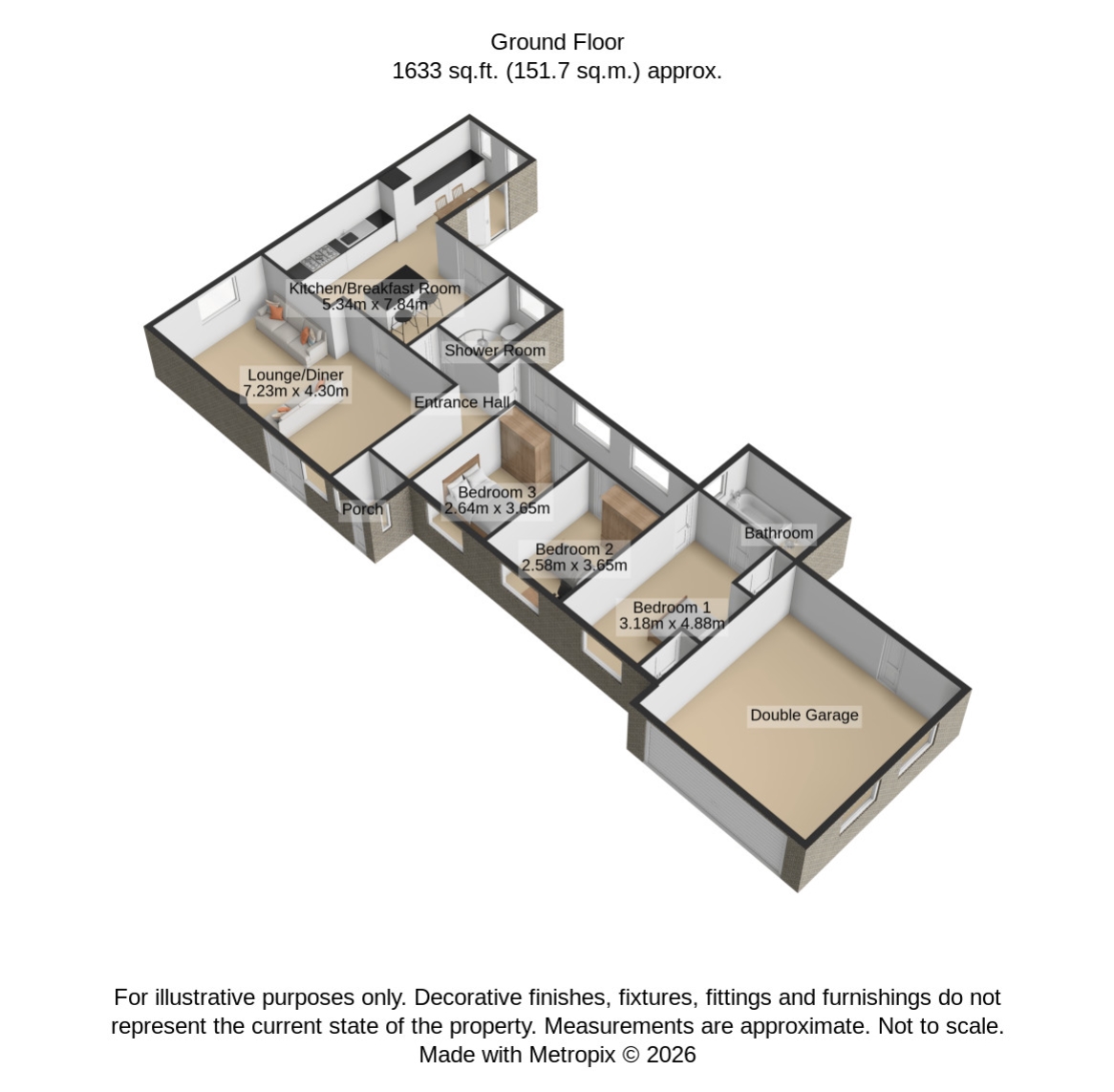 Jalna, Top Road, Acton Trussell, Stafford floorplan