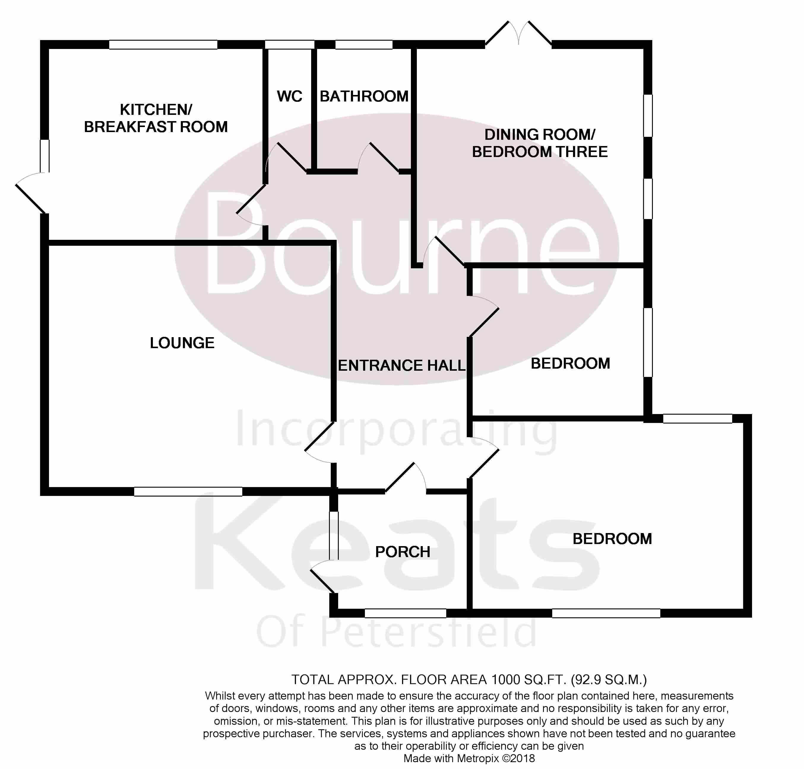 3 Bedrooms Detached bungalow for sale in Mill Road, Liss GU33