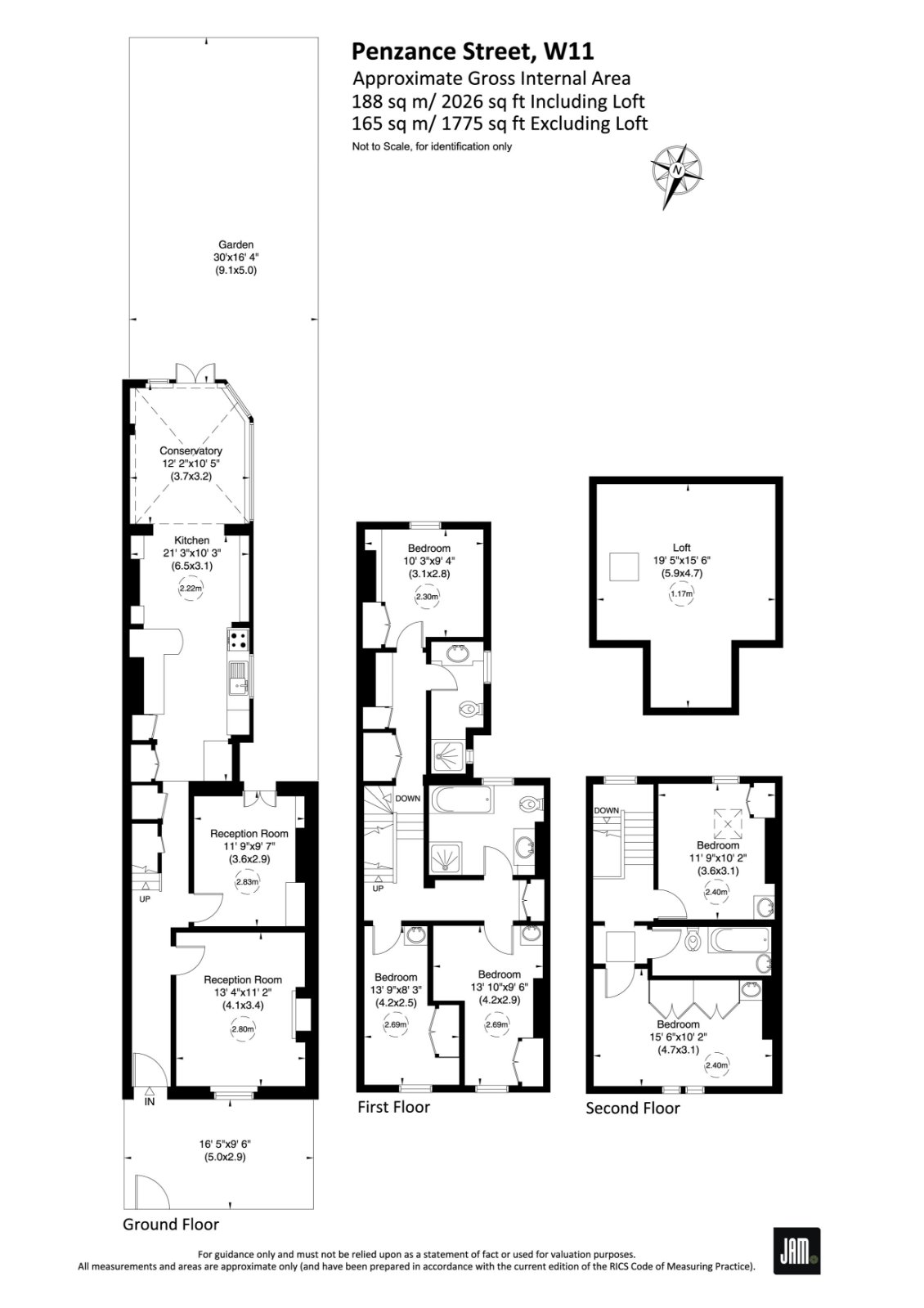 28, Penzance Street, London floorplan