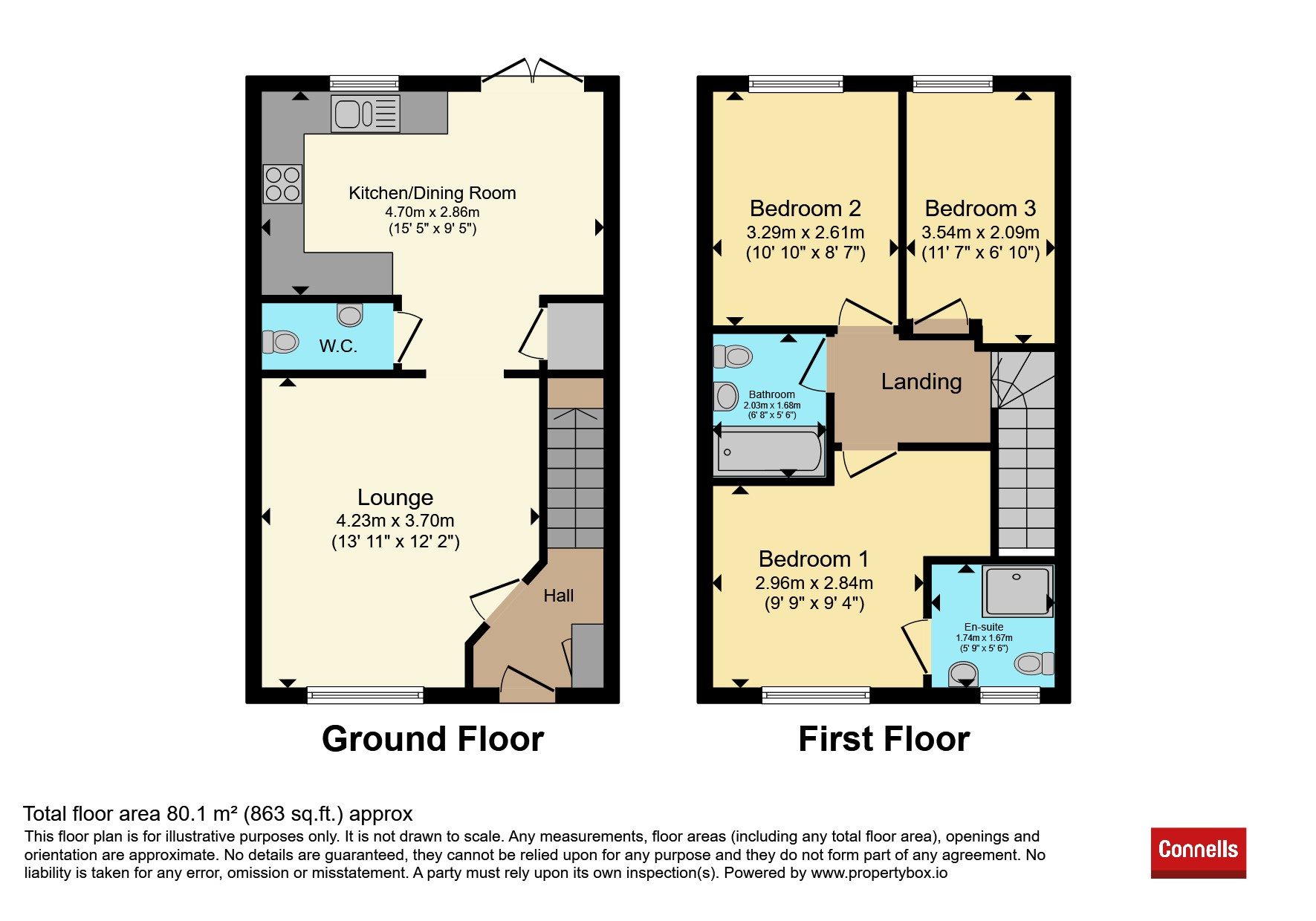 Yew Tree Way, Warwick floorplan