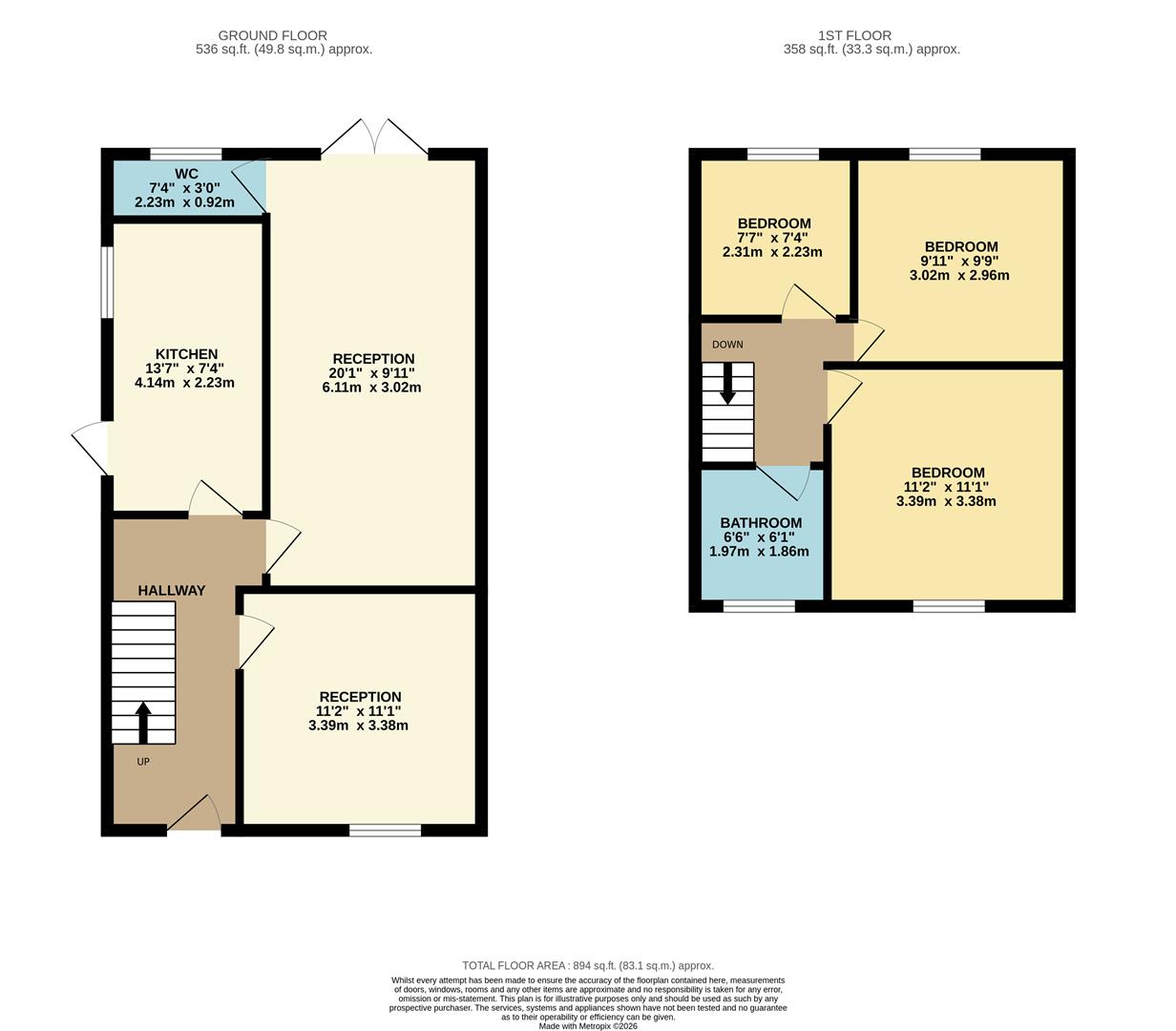 62, King Georges Avenue, Watford floorplan