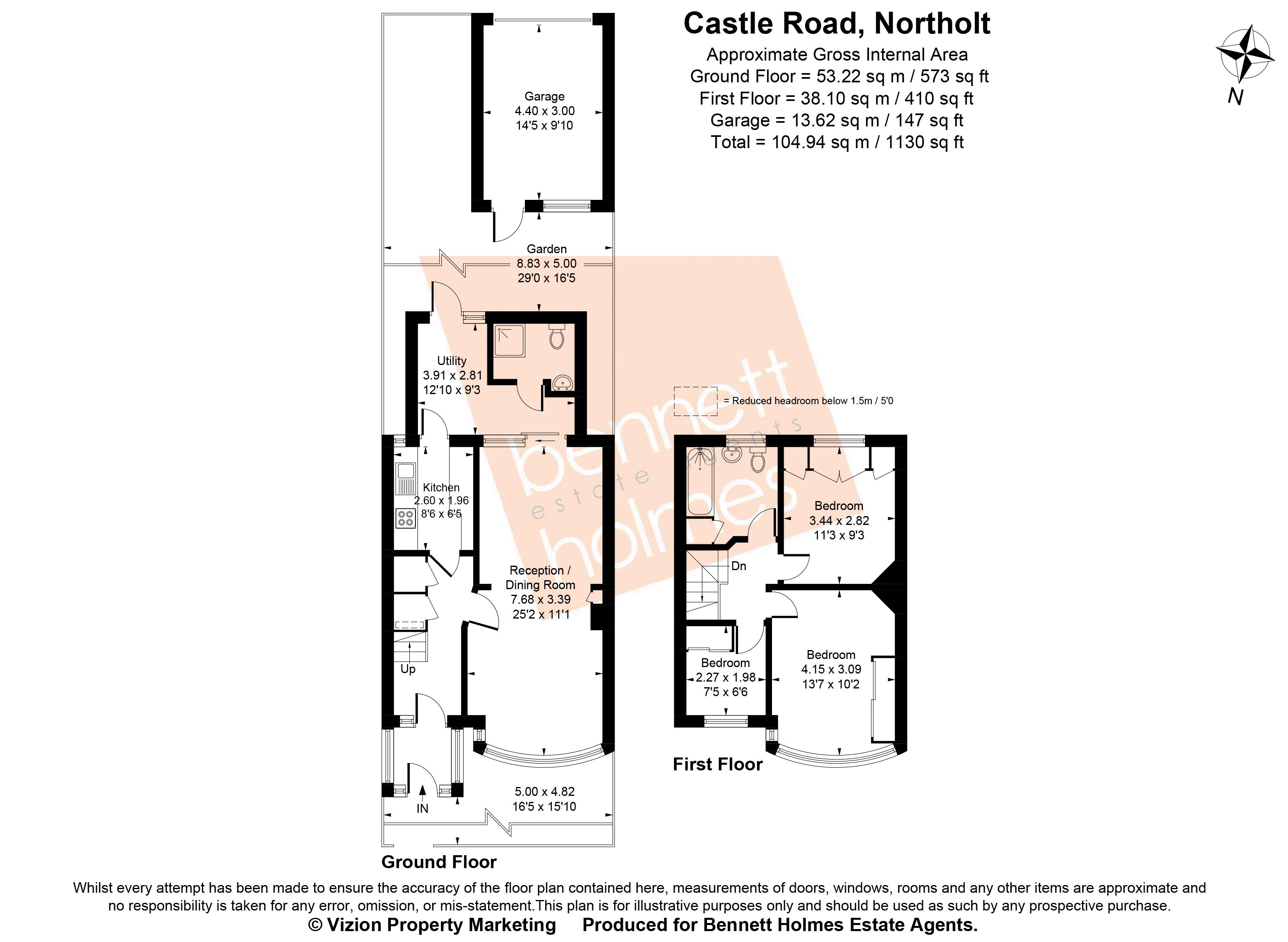 Castle Road, Northolt floorplan