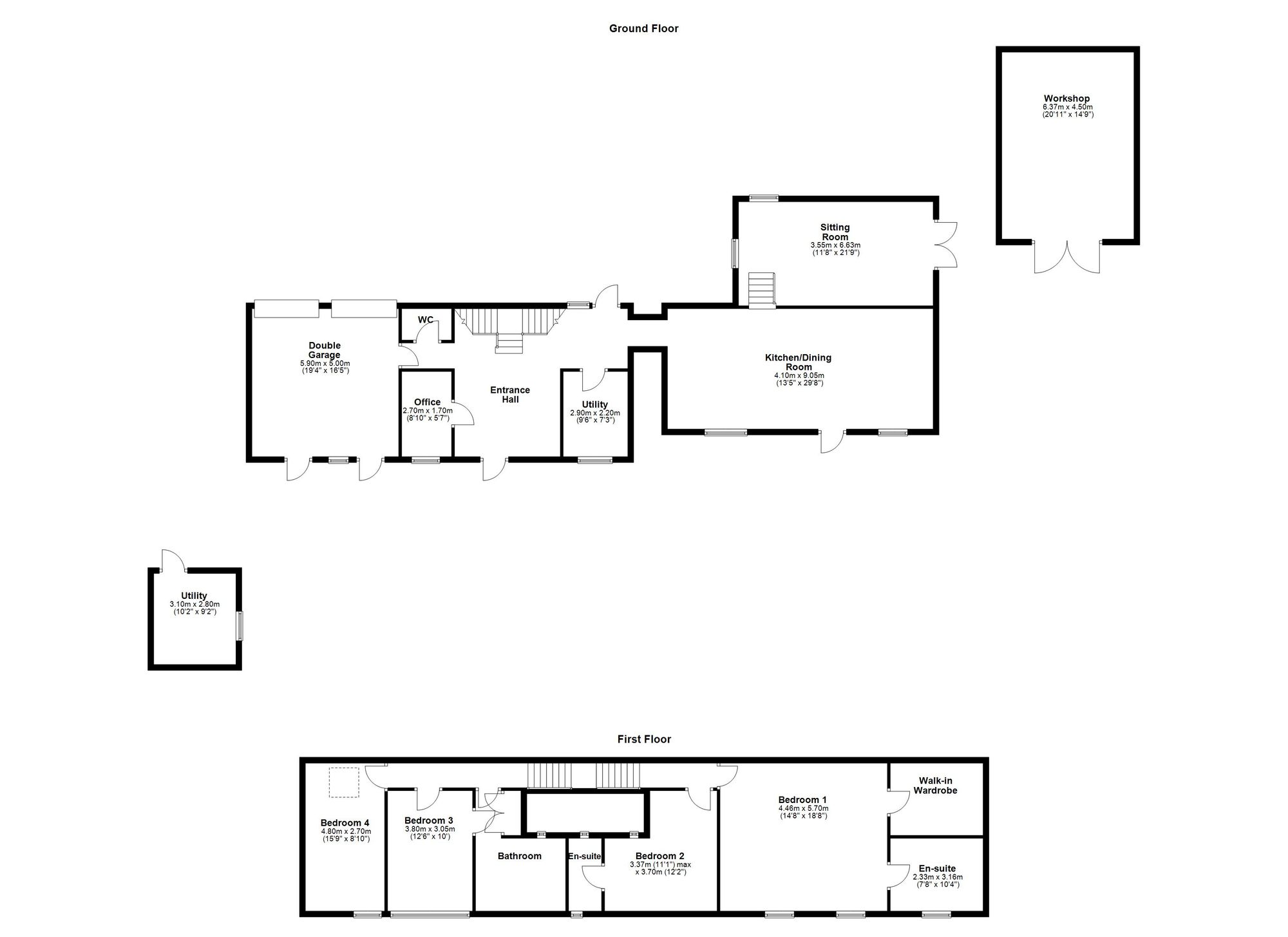 Branscombe, Crediton floorplan