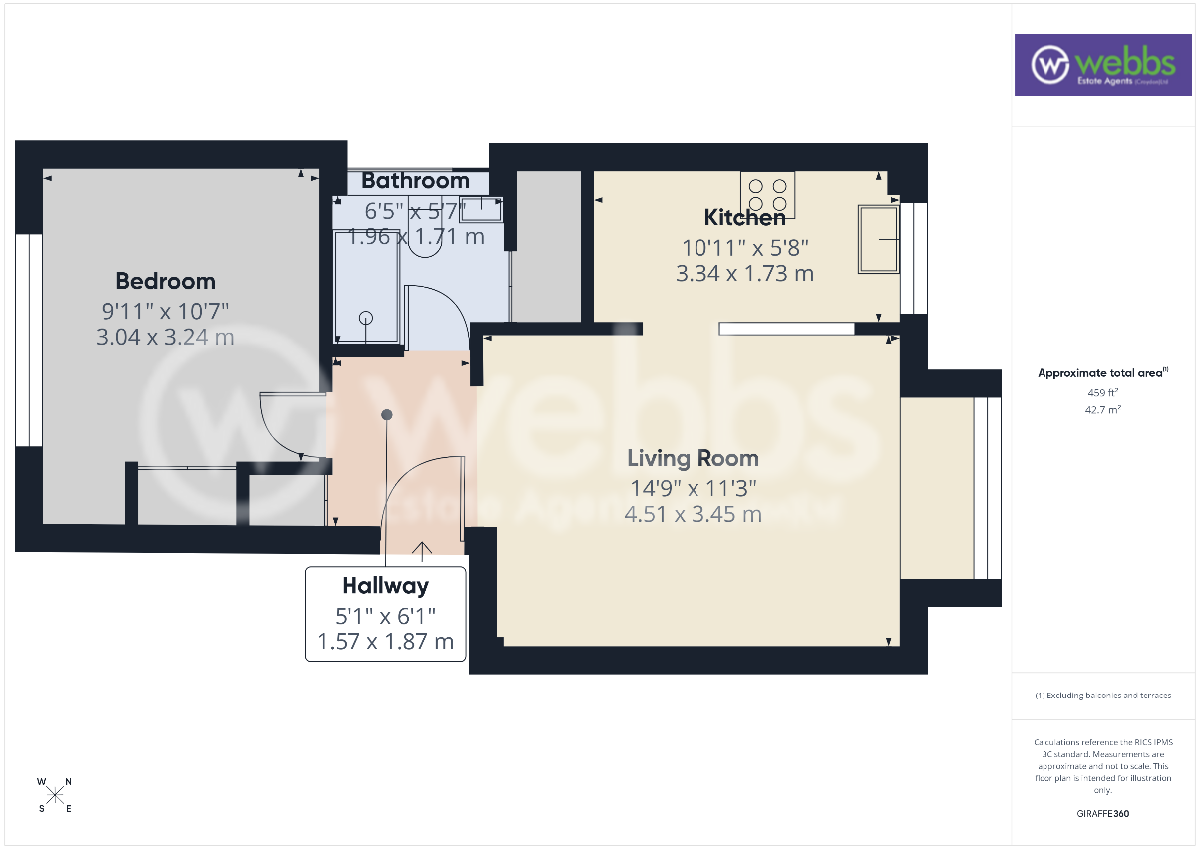 22 Bellfield, Croydon floorplan