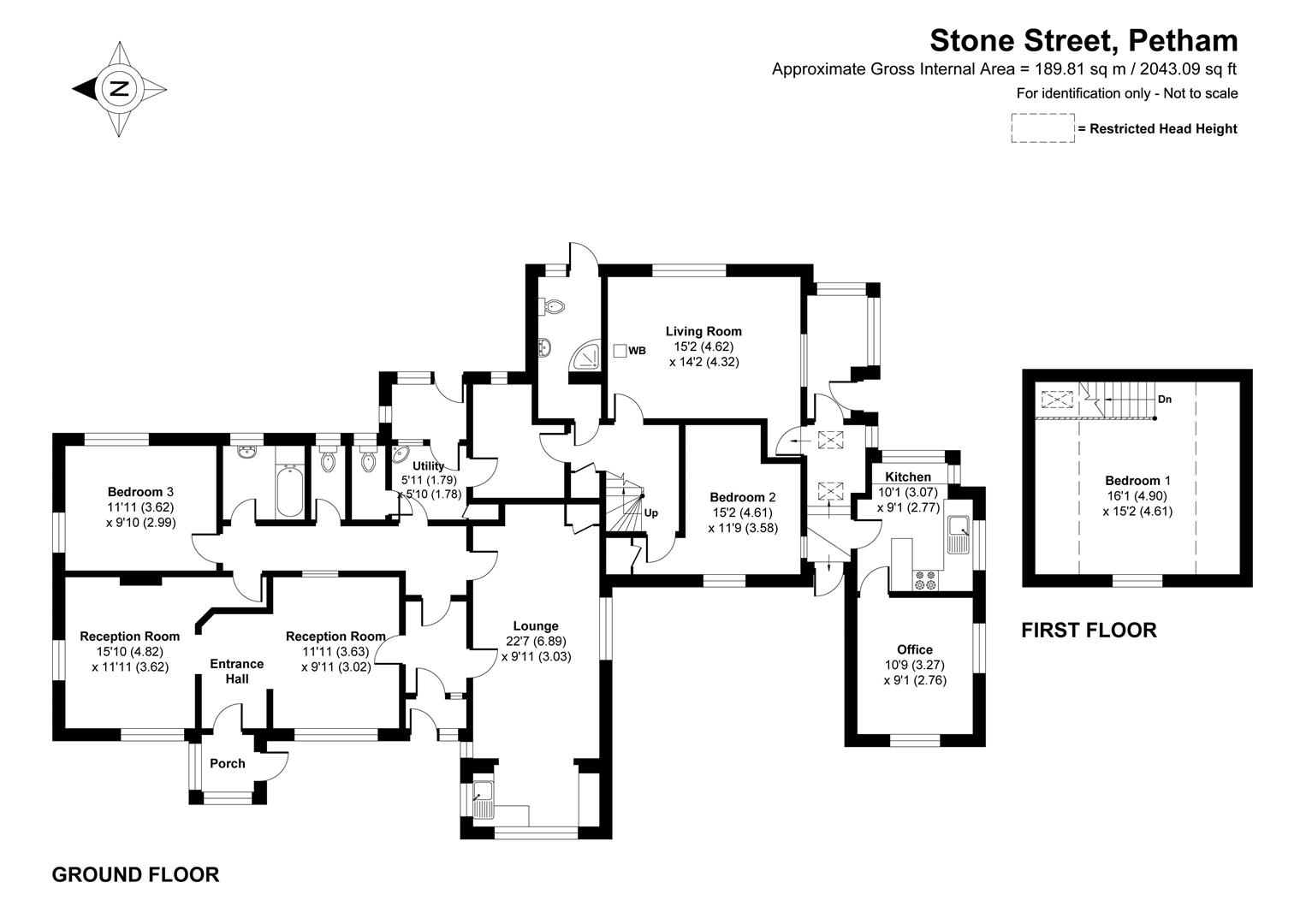 Dane Farm, Stone Street, Canterbury floorplan