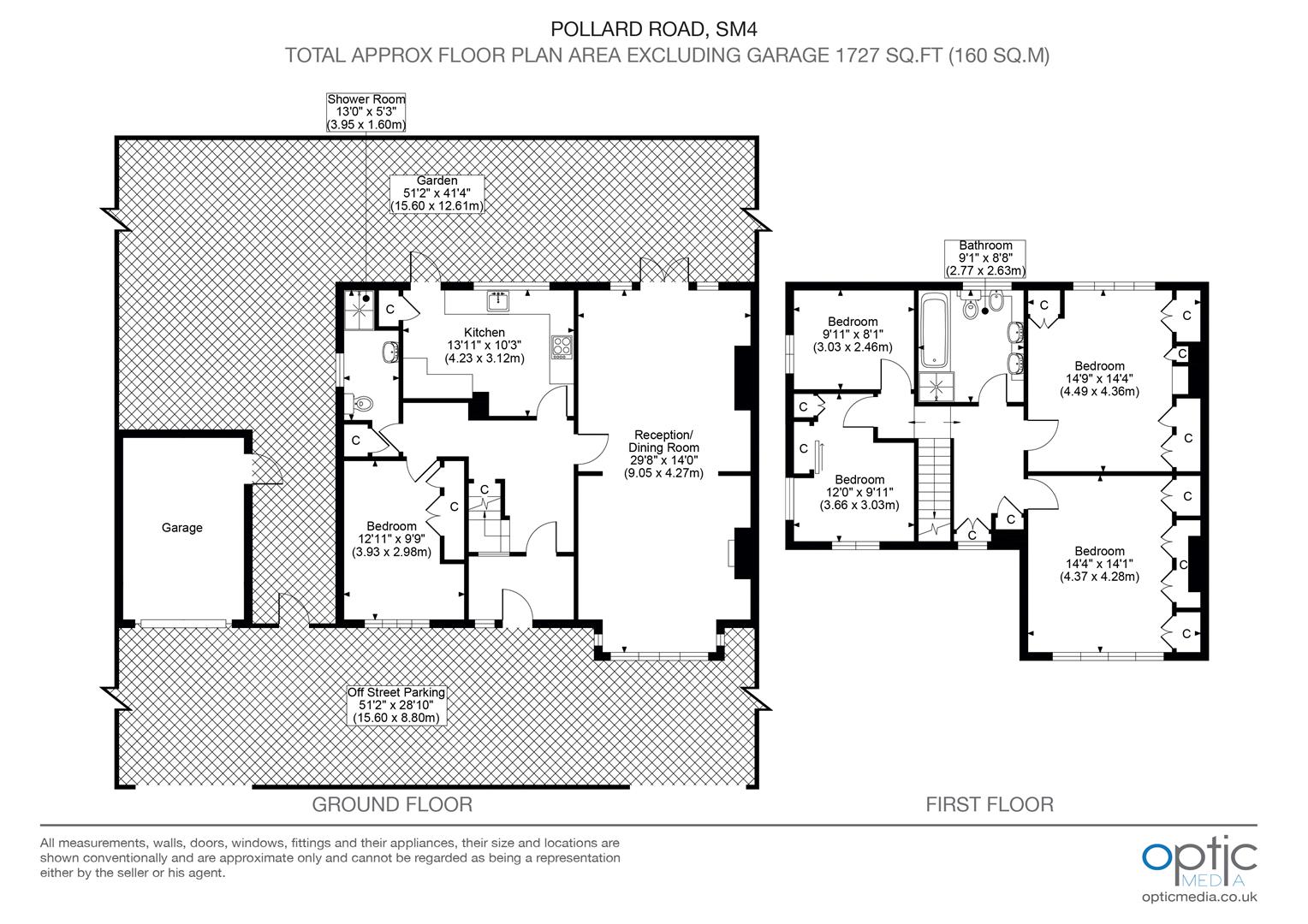 41, Pollard Road, Morden floorplan