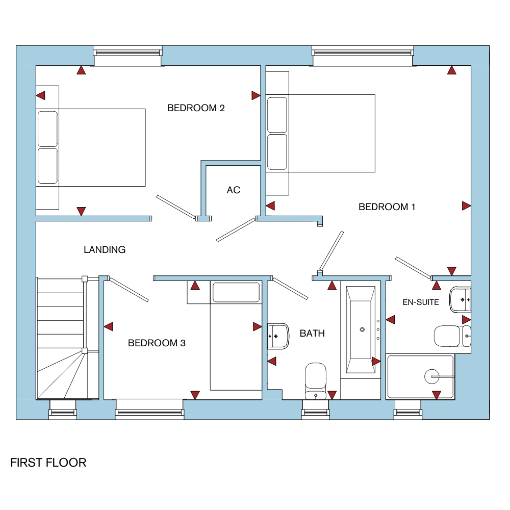 Plot 6,The Sudeley, Cherry Tree Mews, Madley floorplan