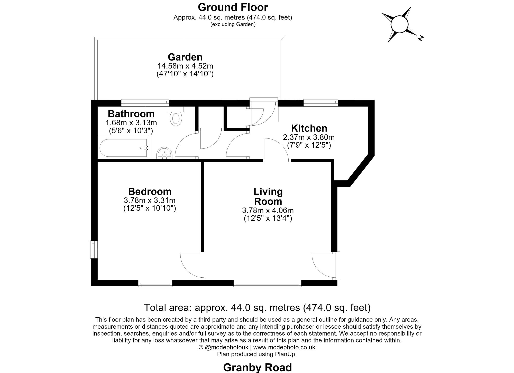 54 Granby Road, London floorplan