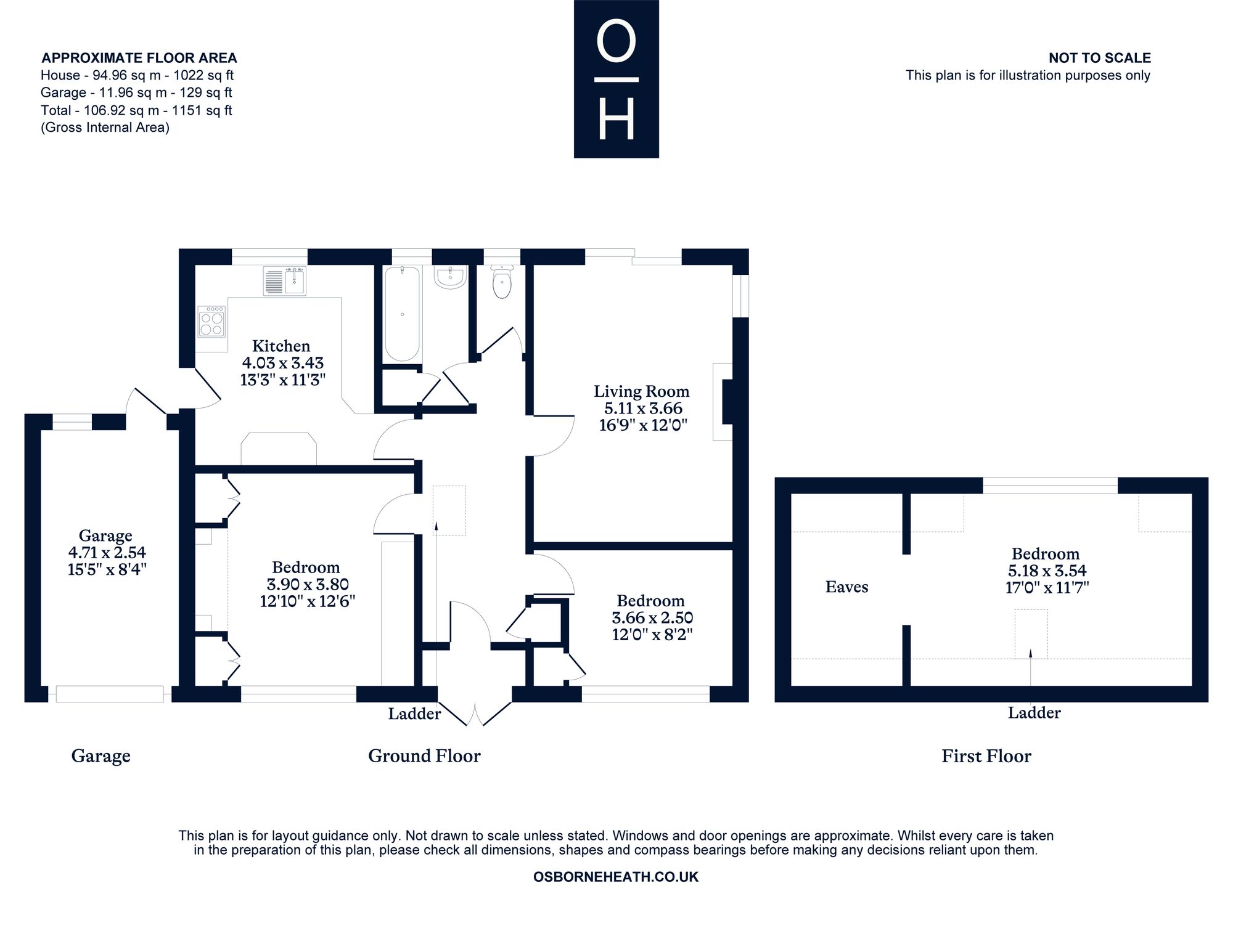 4 Oriental Road, Ascot floorplan