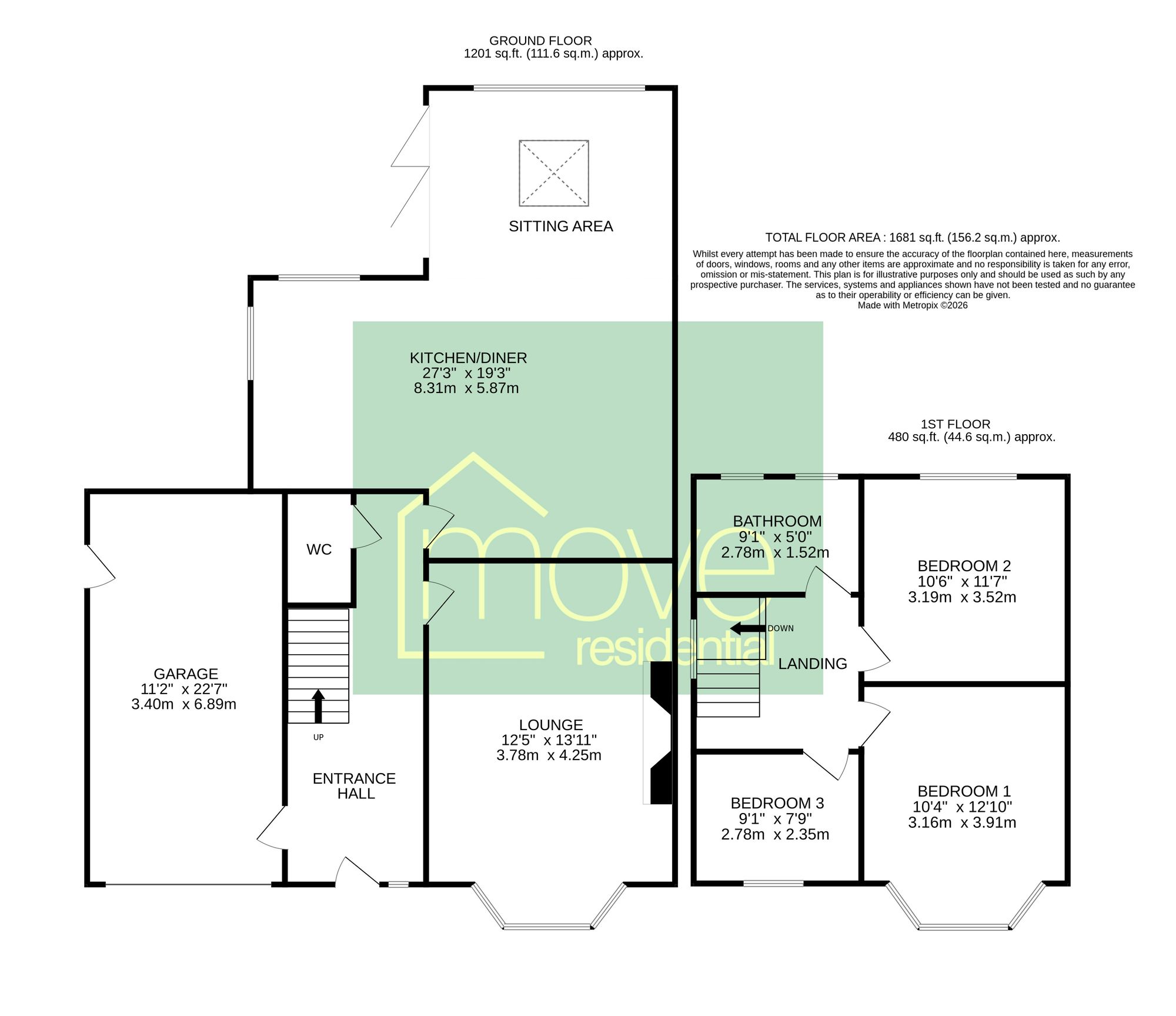 8 Feilden Road, Wirral floorplan