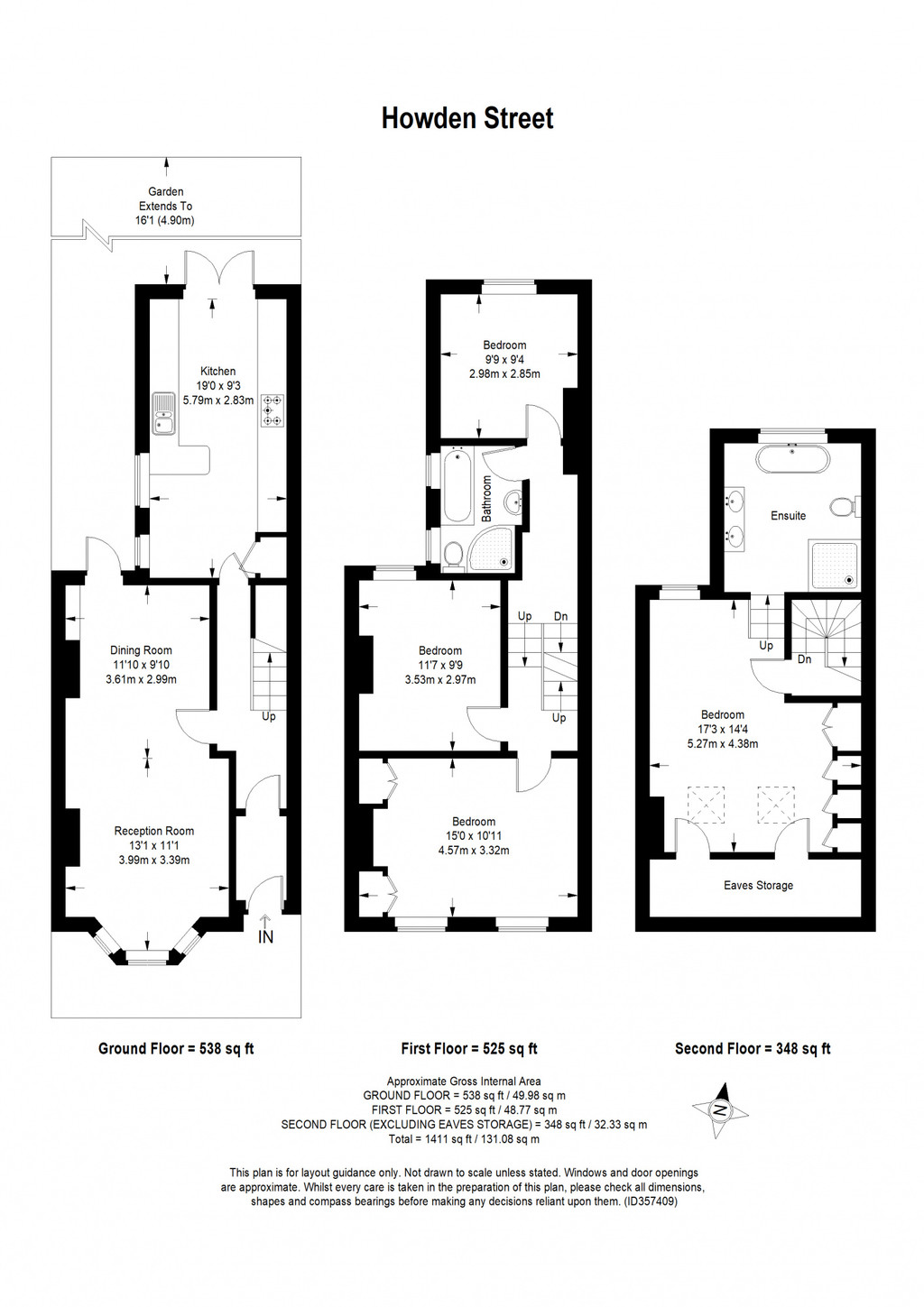 Howden Street, Peckham Rye SE15, 4 bedroom terraced house for sale