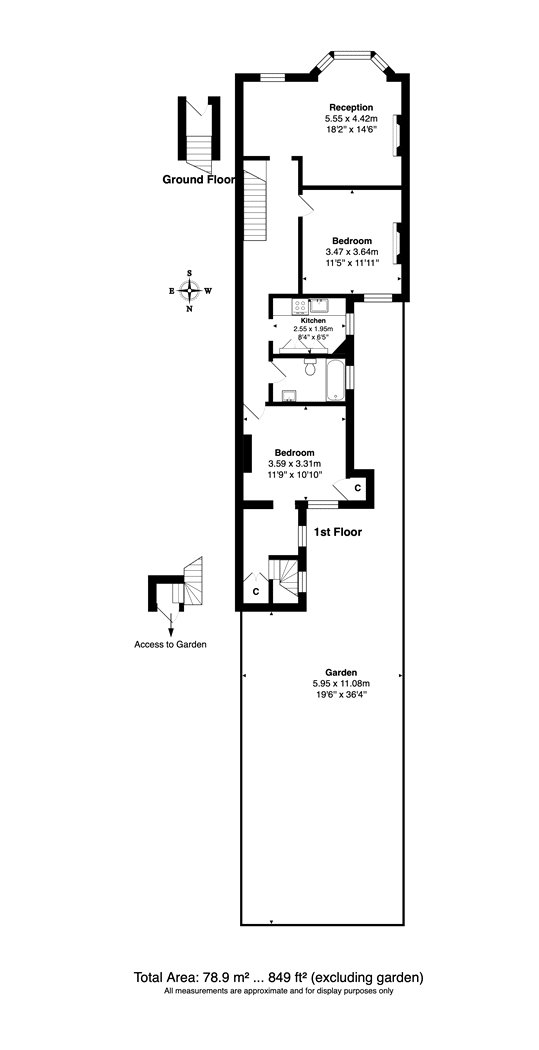 First Floor Flat, 19, Palermo Road, Willesden Junction floorplan