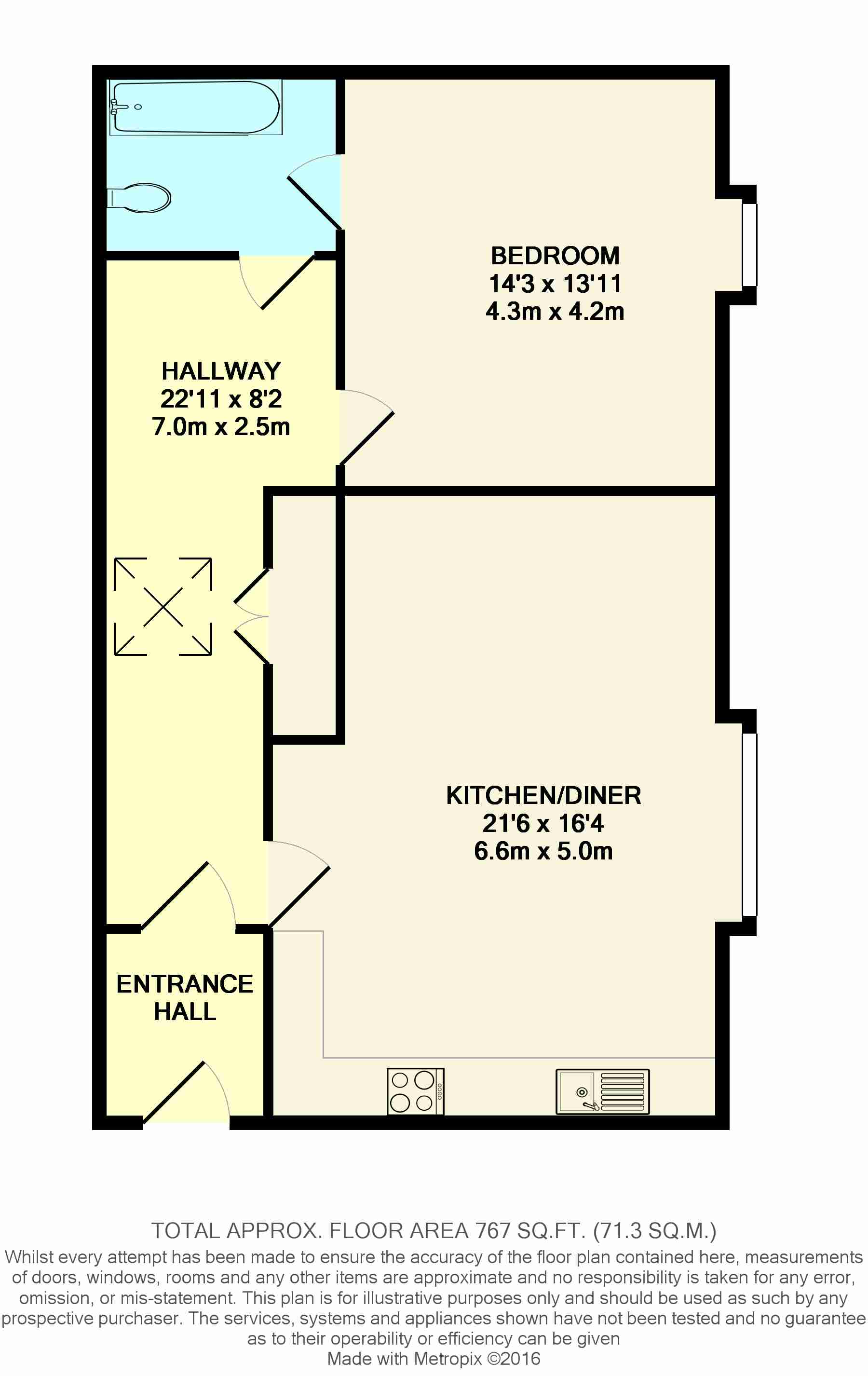 1 Bedrooms Flat to rent in Hurst Court, Horsham RH12
