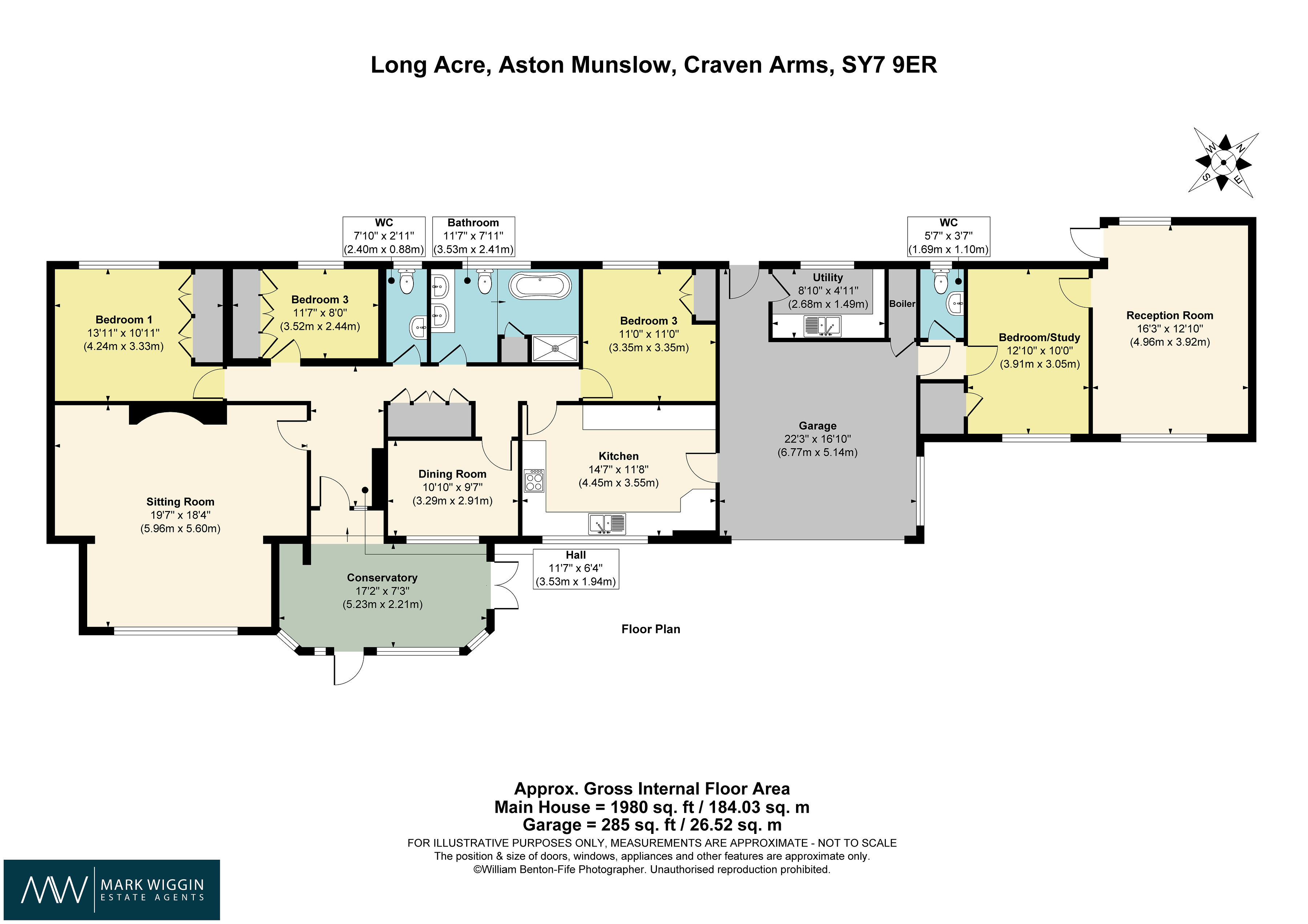 Long Acre,, Aston Munslow, Shropshire floorplan