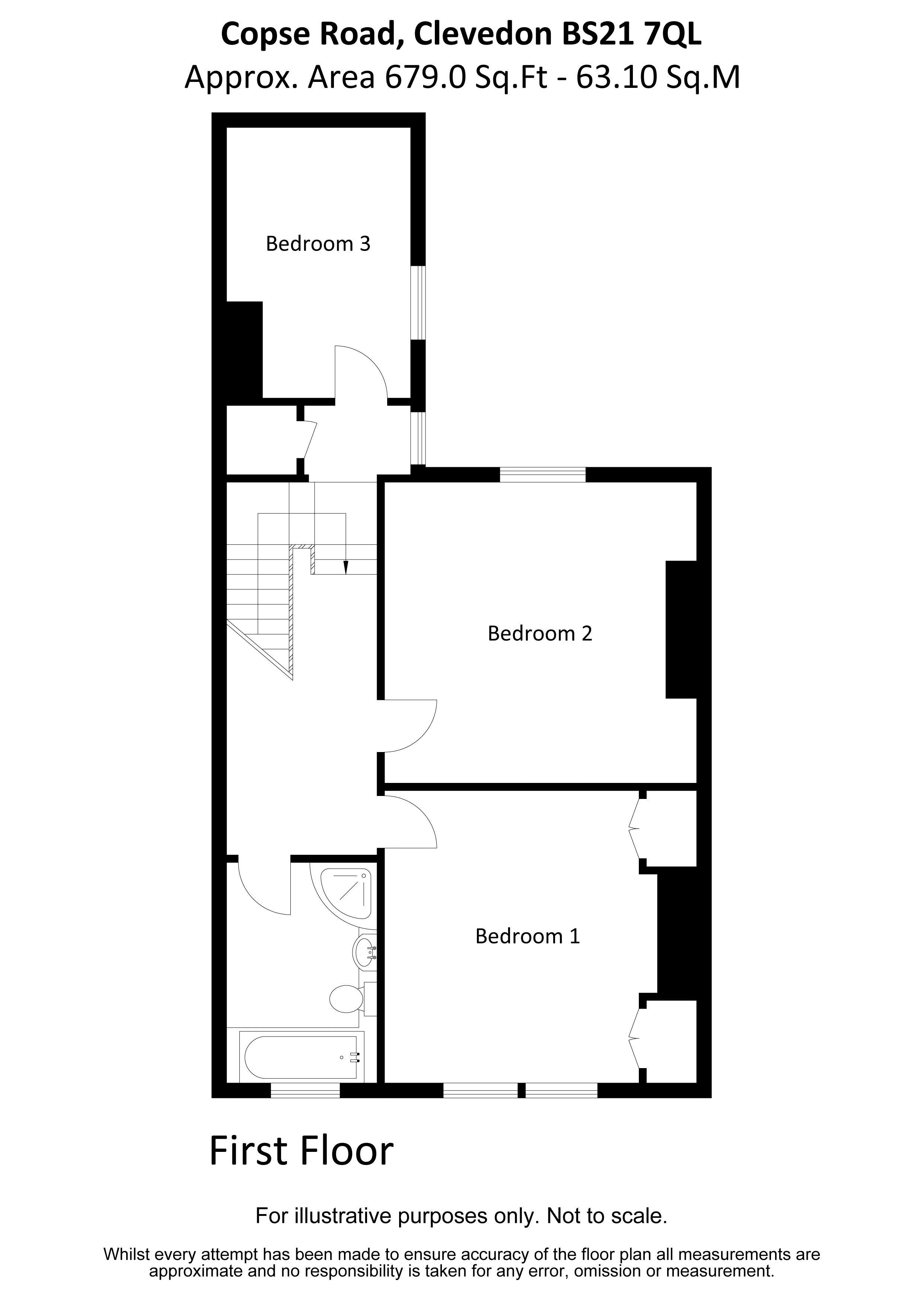 Cave Villa, 22, Copse Road, Clevedon floorplan