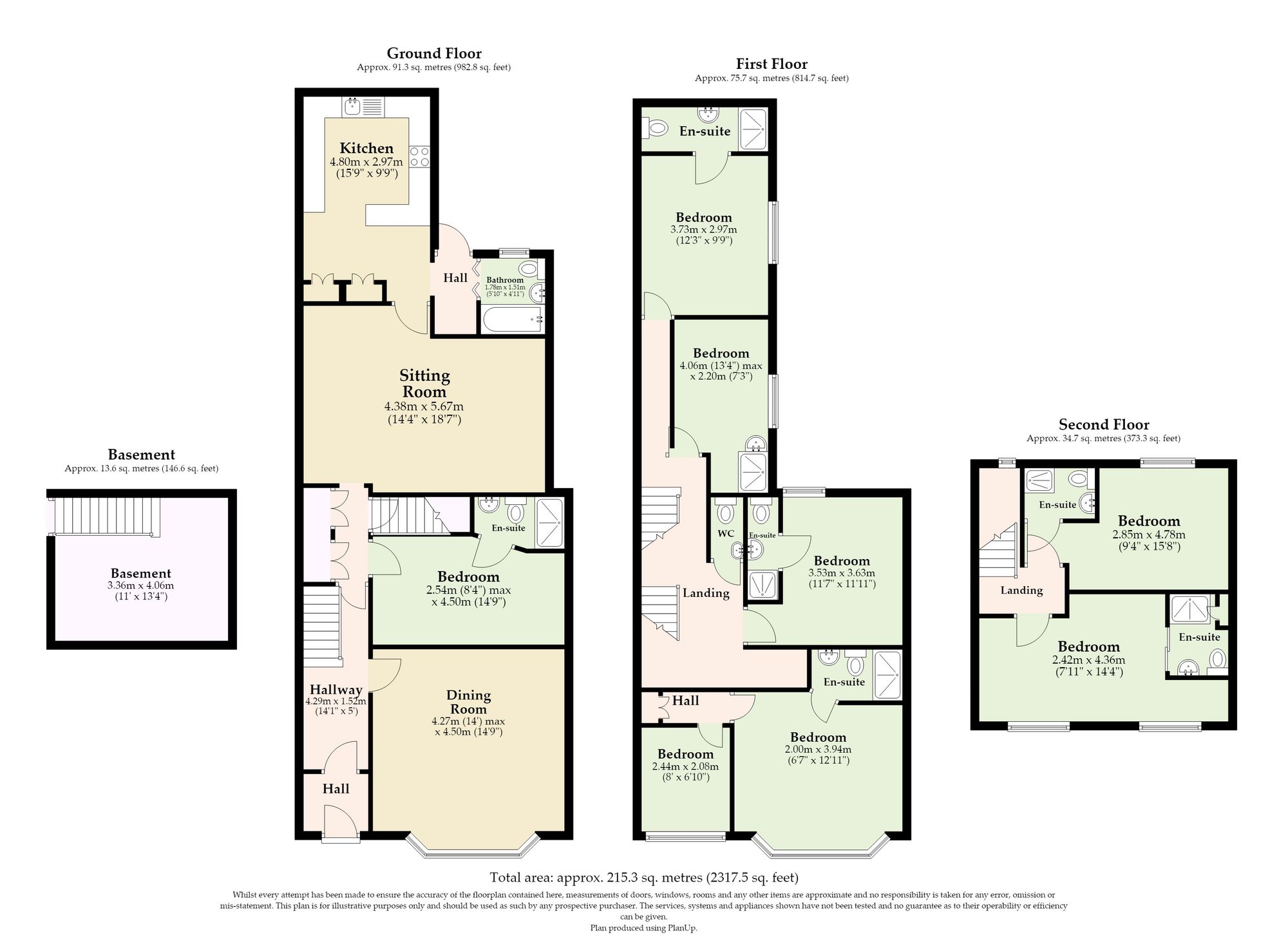 Tudor House, Great Yarmouth floorplan