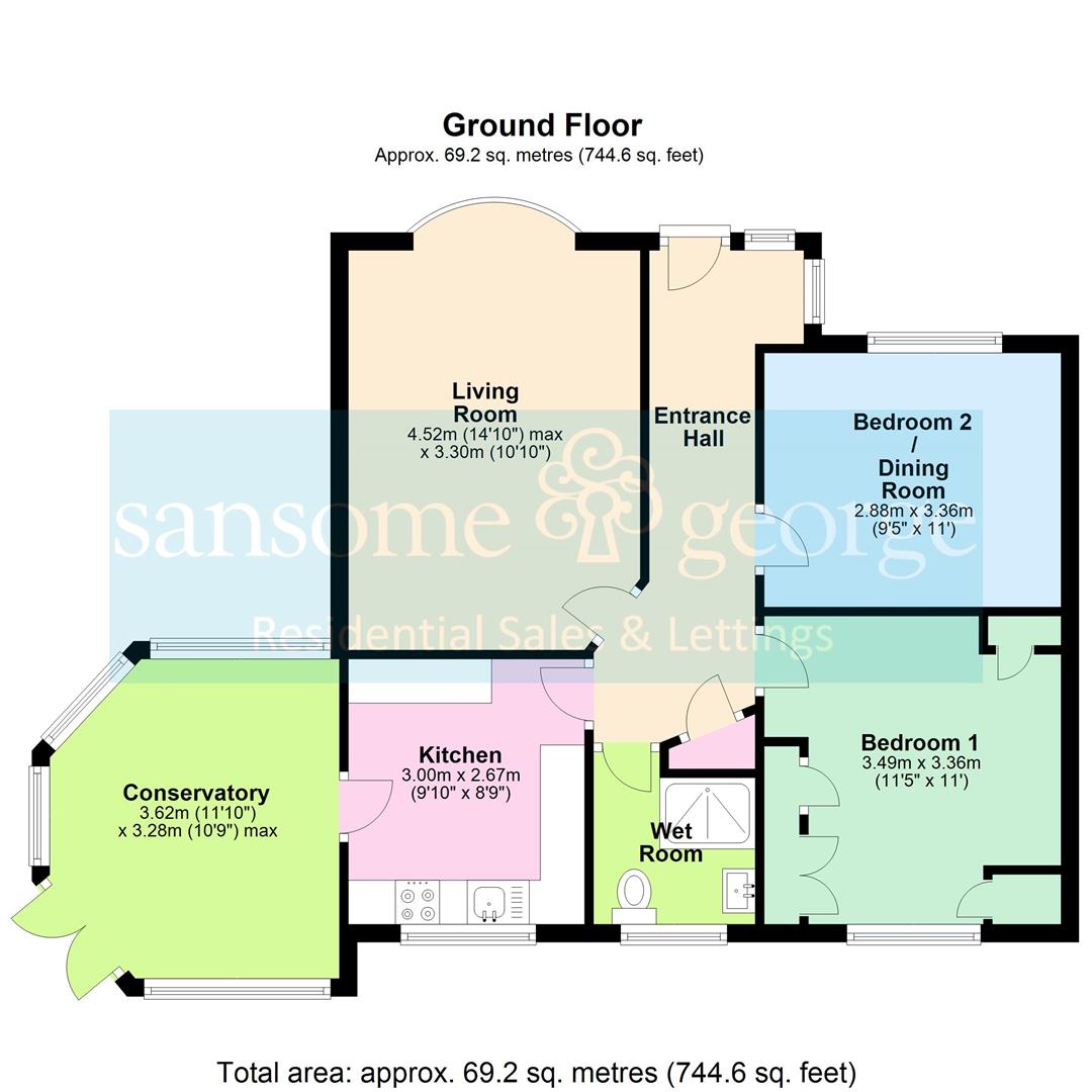 2 Bedrooms Semi-detached bungalow for sale in Haywood Way, Tilehurst, Reading RG30