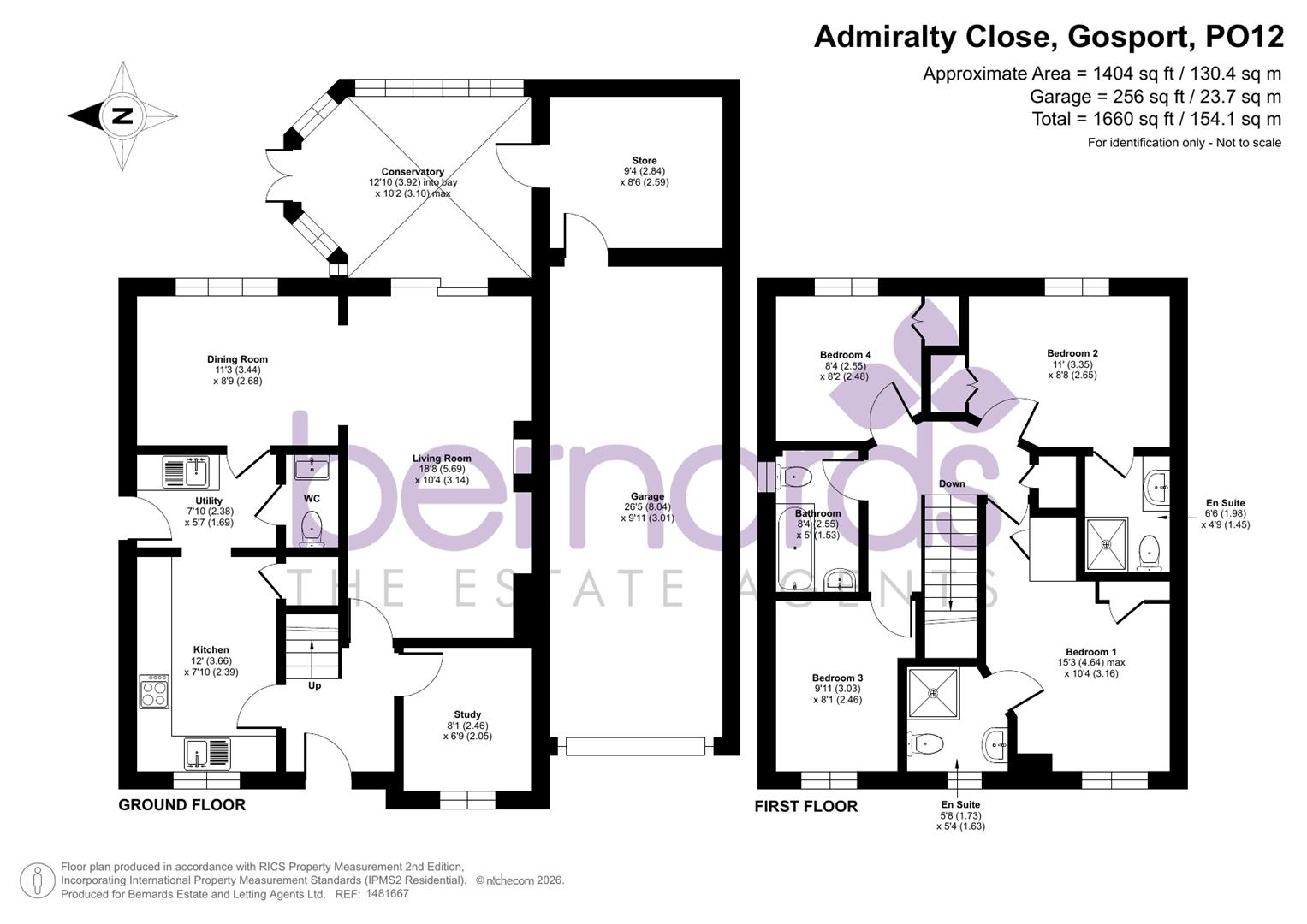 9, Admiralty Close, Gosport floorplan