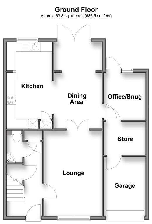 The Ridgeway, Lympne floorplan