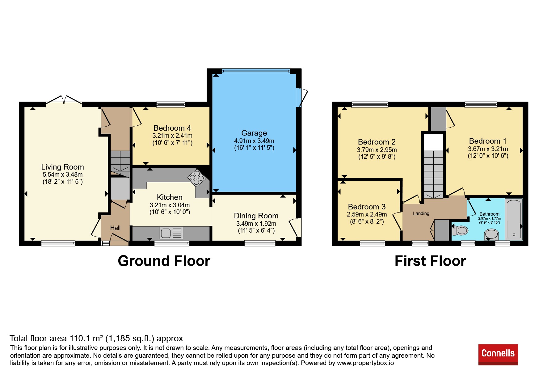 19, Castle Way, Kettering floorplan