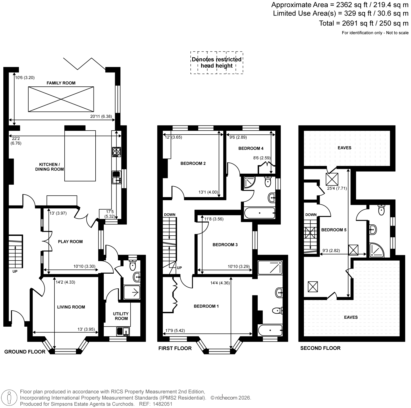 37, Winchester Road, Walton-On-Thames floorplan