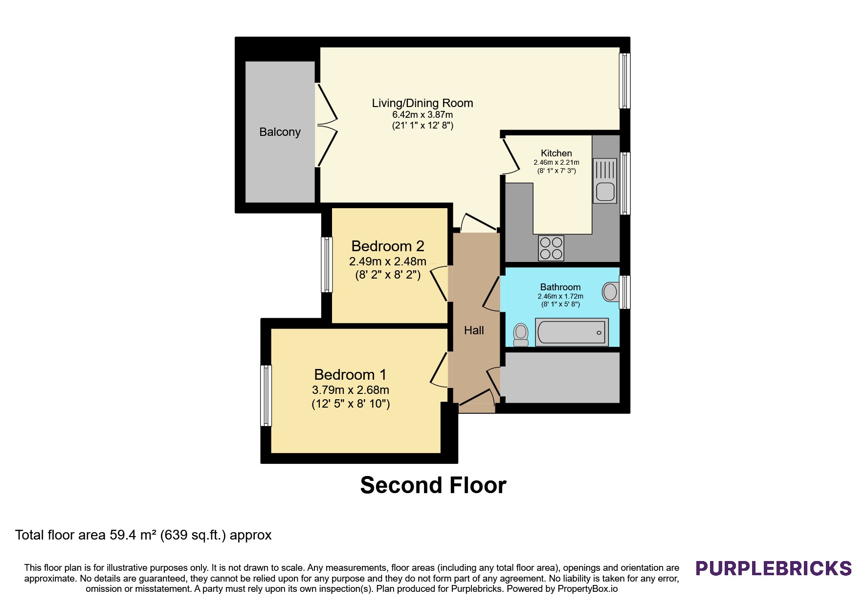 45, Hartington Street, Loughborough floorplan