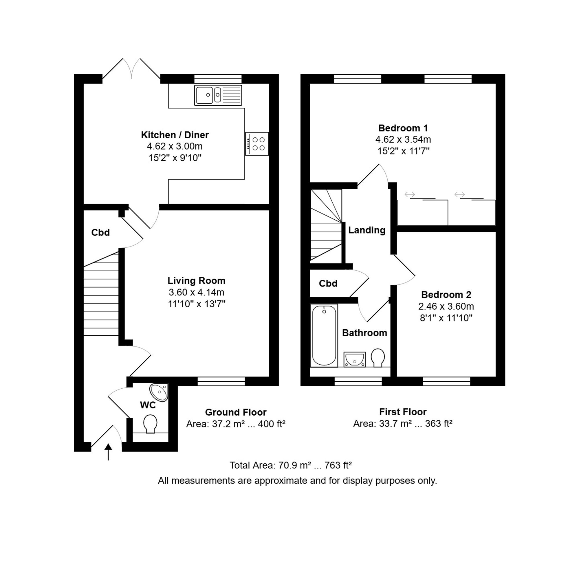 91 Buttersyke Way, Harrogate floorplan