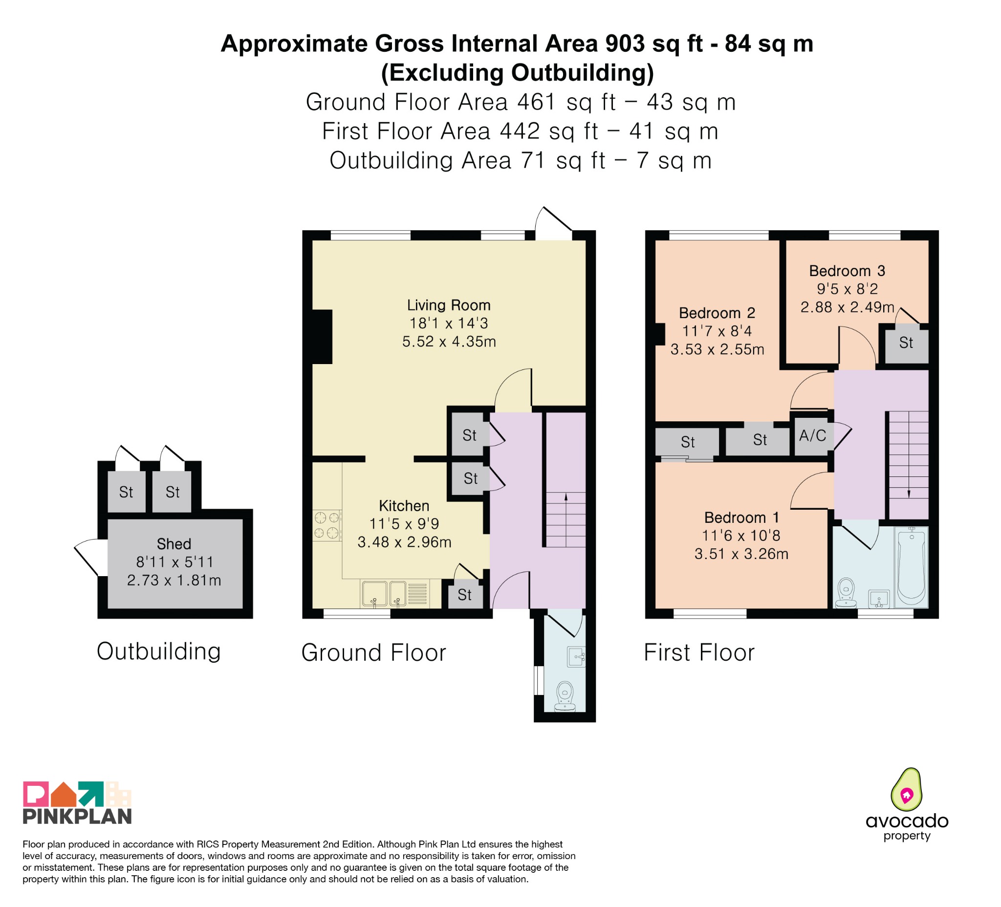 52 Birch Road, Ambrosden, Oxfordshire floorplan