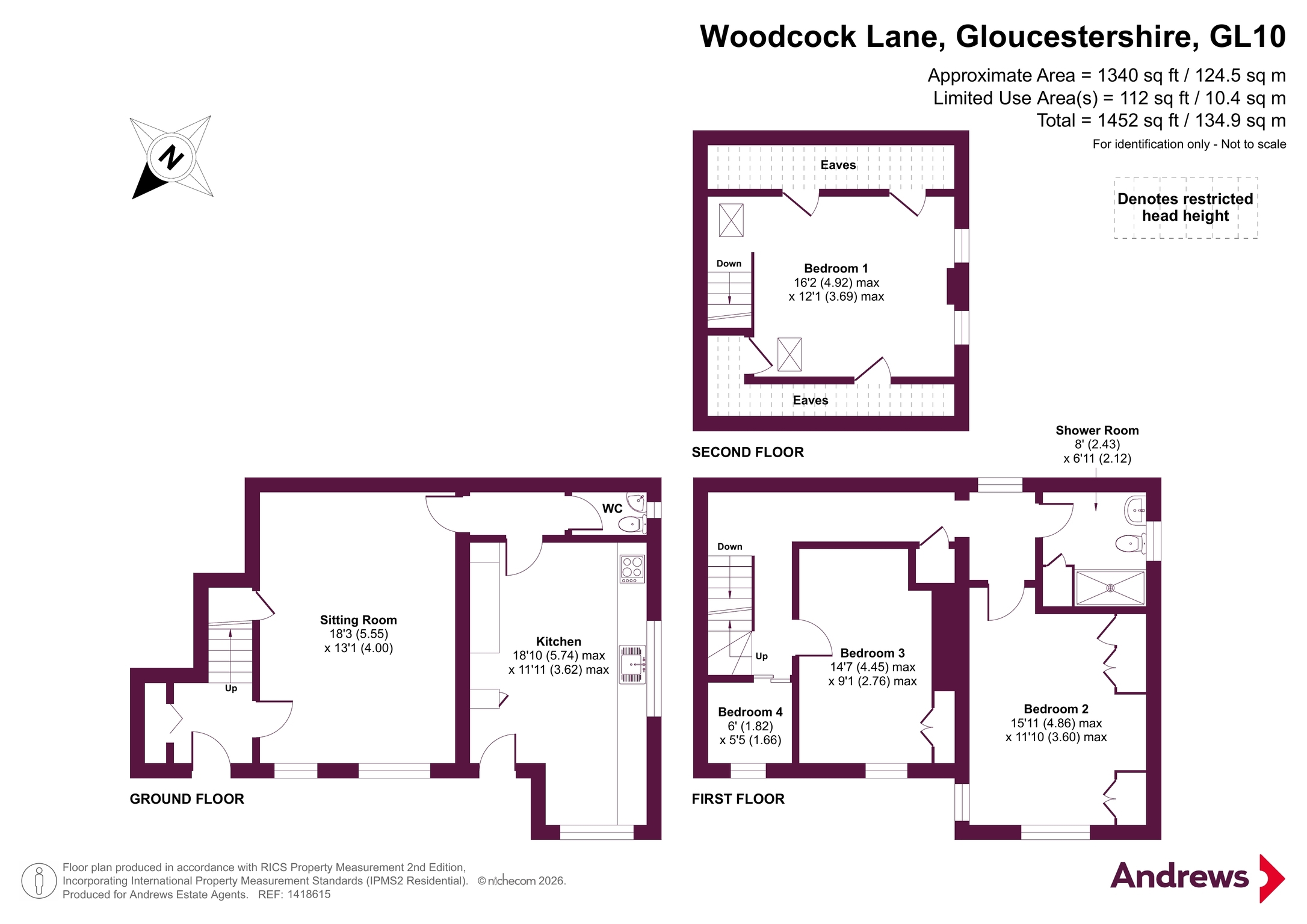 Stream Cottage, 5, Woodcock Lane, Gloucestershire floorplan
