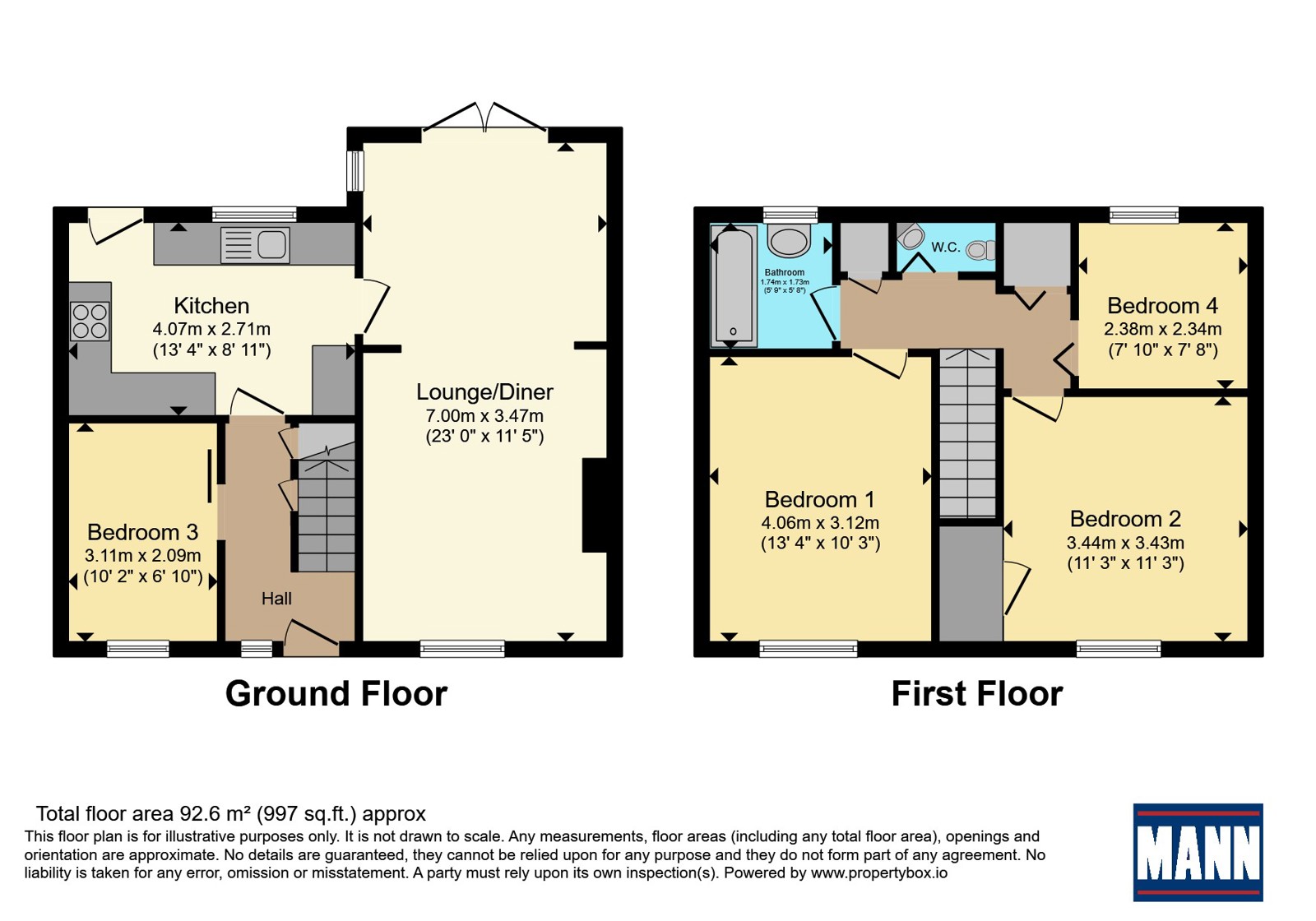 100, Carisbrooke Road, Hampshire floorplan