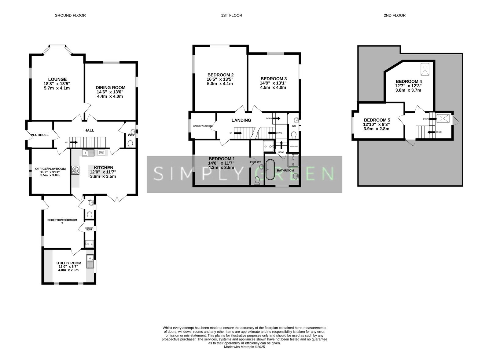 Ashfield Lodge, 12, Torquay Road, Newton Abbot floorplan