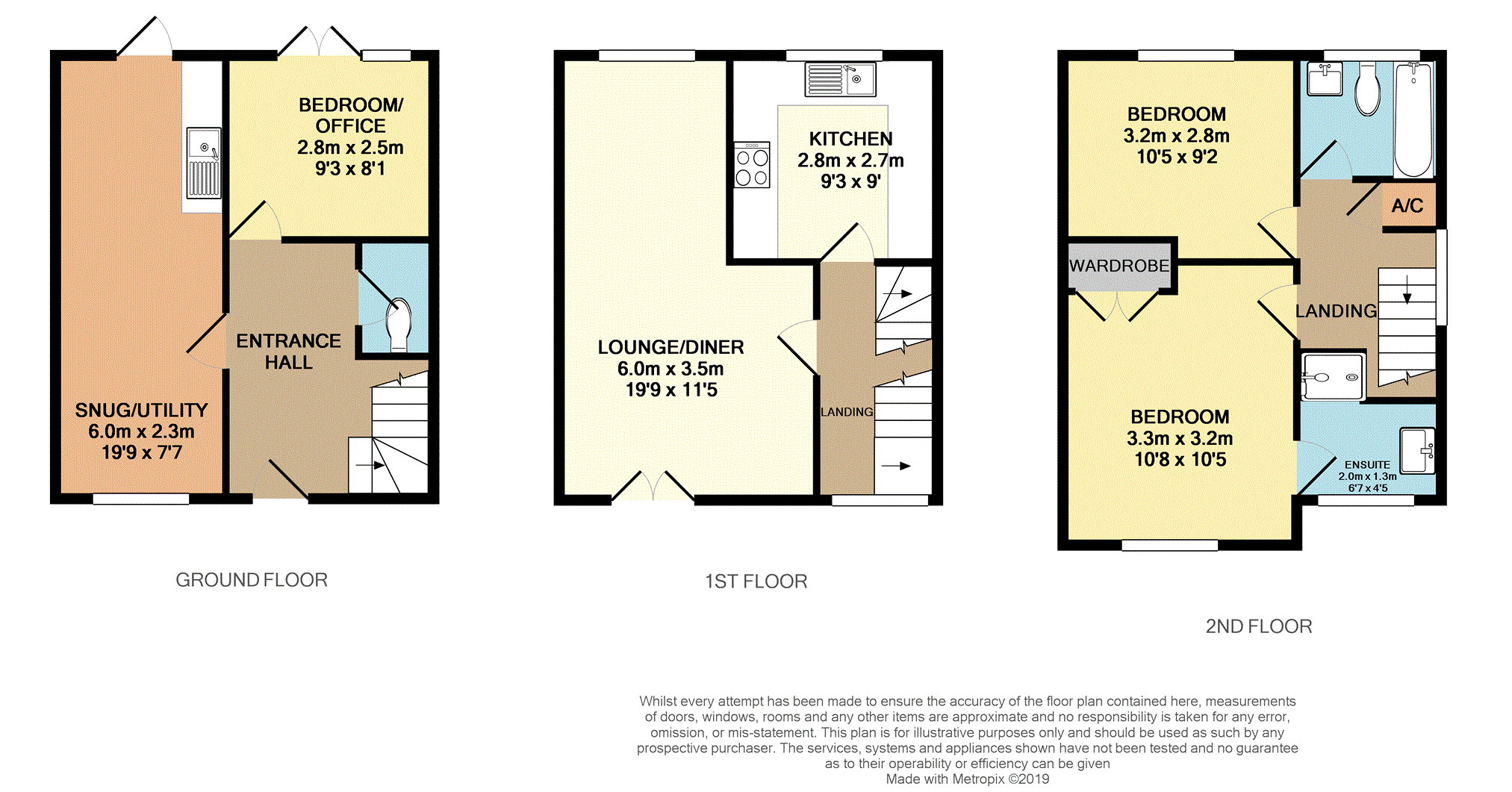 3 Bedrooms Town house for sale in Burberry Avenue, Nottingham NG15